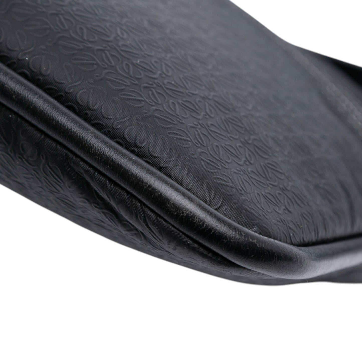 LOEWE Embossed Anagram Coated Canvas Repeat Crossbody