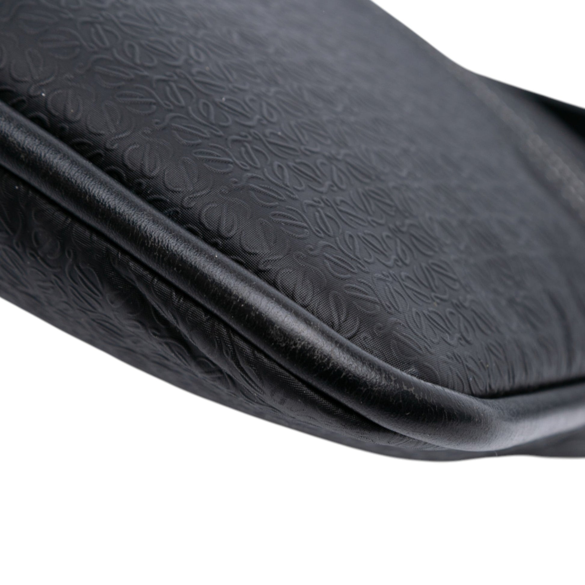 LOEWE Embossed Anagram Coated Canvas Repeat Crossbody