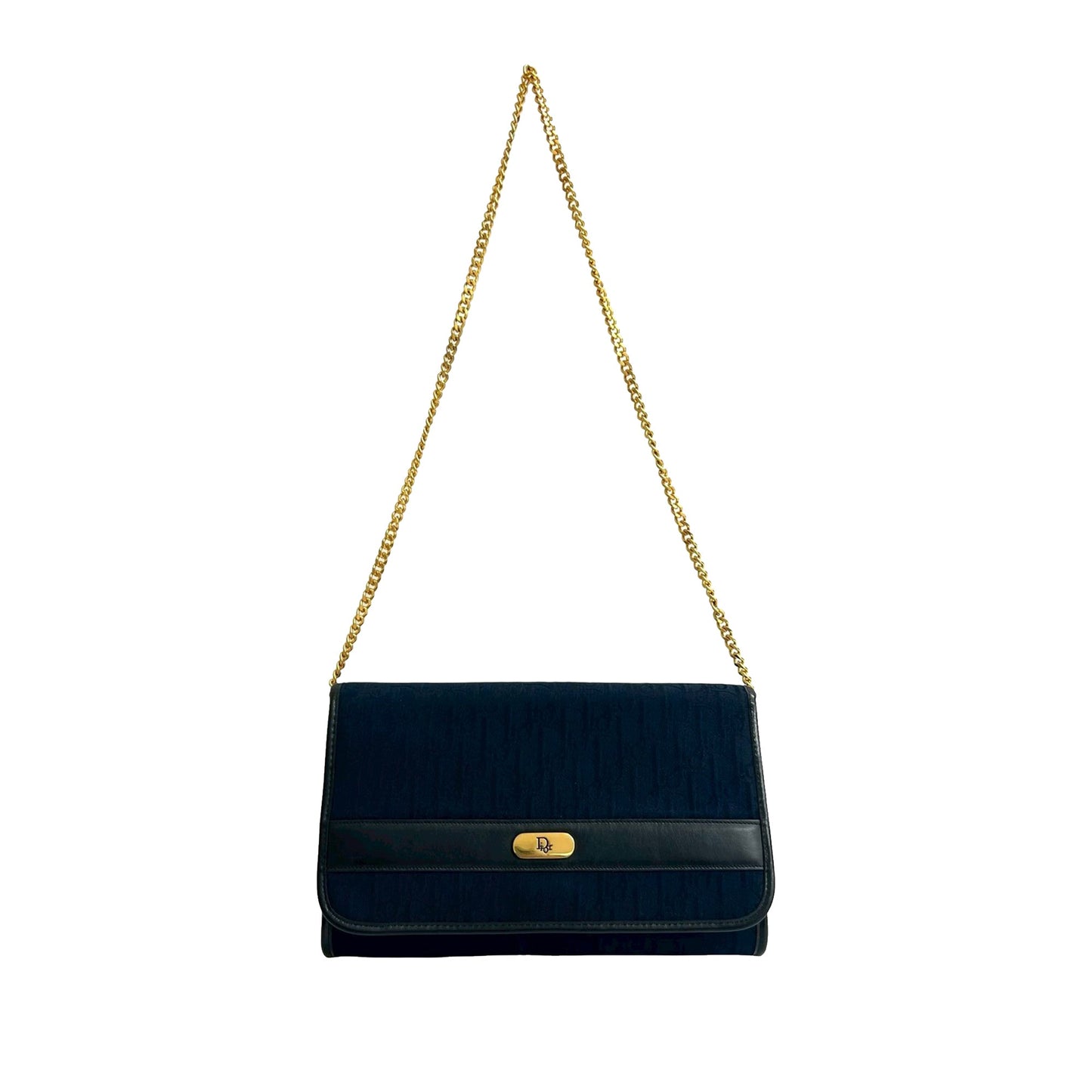Dior Diorissimo Trotter Canvas Chain Shoulder Bag