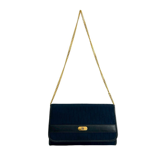 Dior Diorissimo Trotter Canvas Chain Shoulder Bag