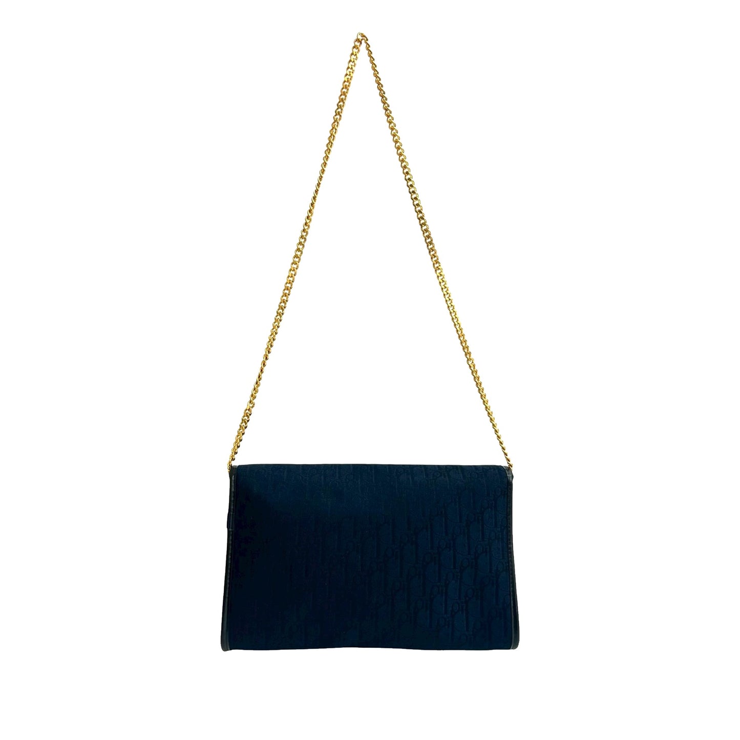 Dior Diorissimo Trotter Canvas Chain Shoulder Bag