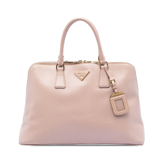 Prada Large Saffiano Lux Promenade Satchel