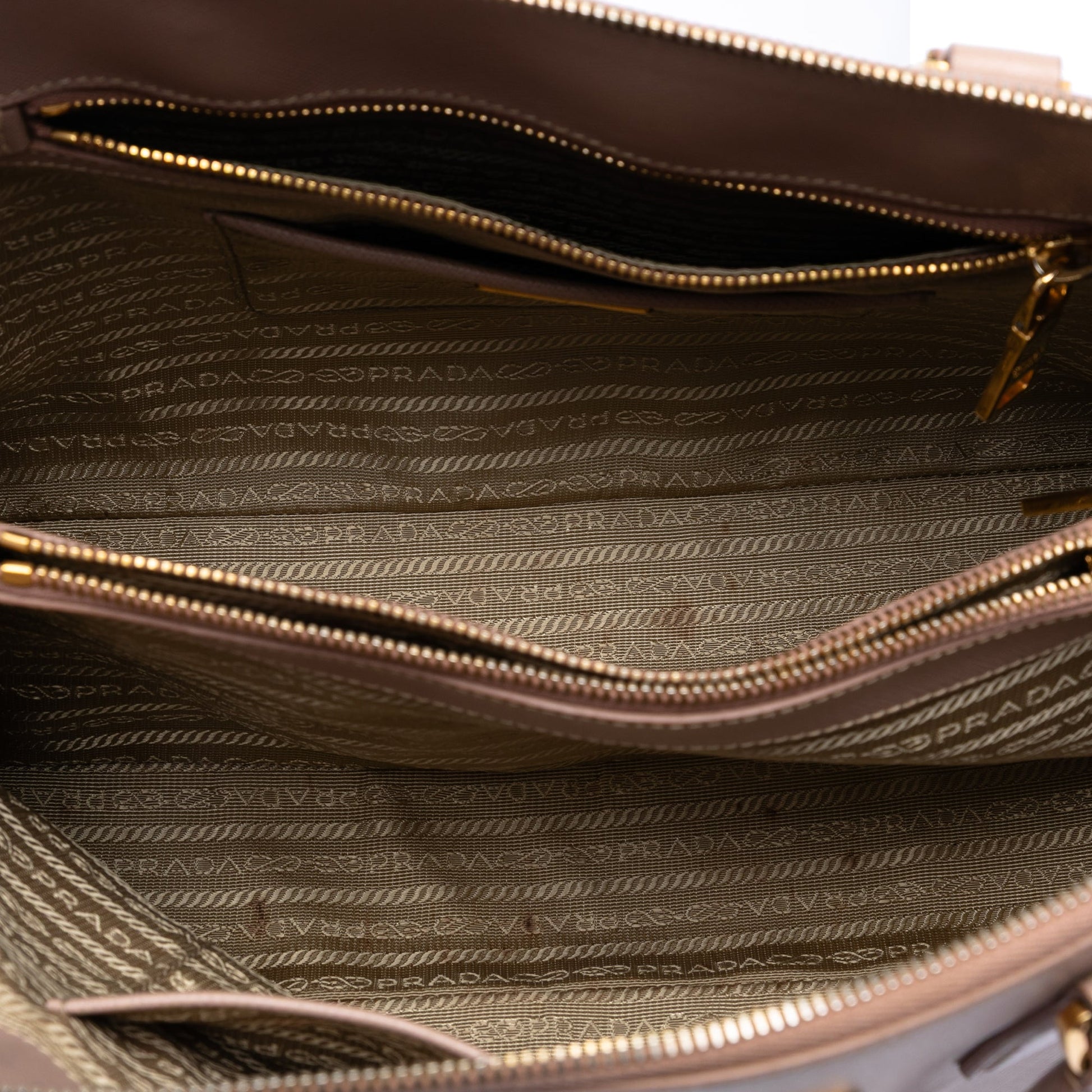 Prada Large Saffiano Lux Promenade Satchel