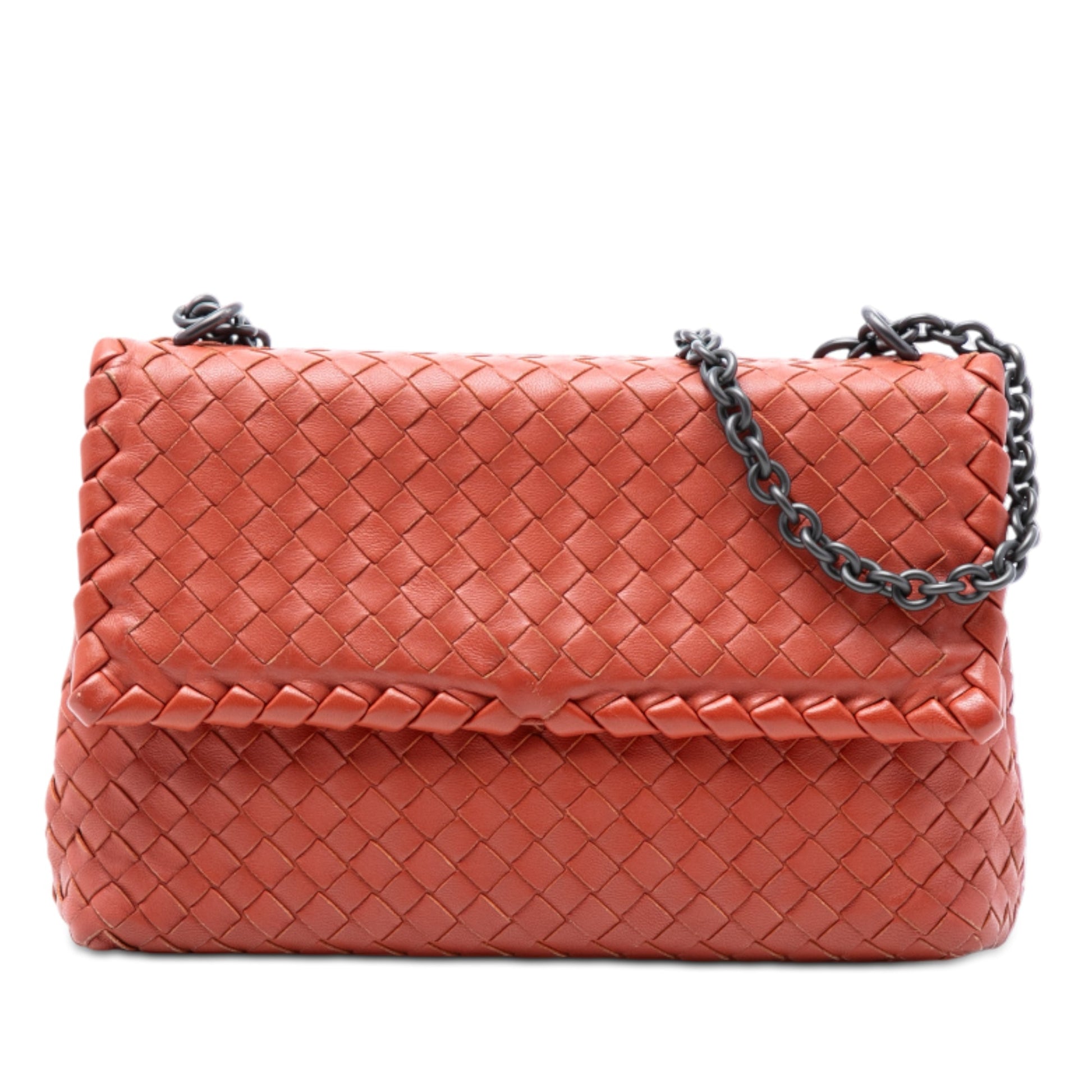 Bottega Veneta Small Nappa Intrecciato Olimpia Shoulder Bag