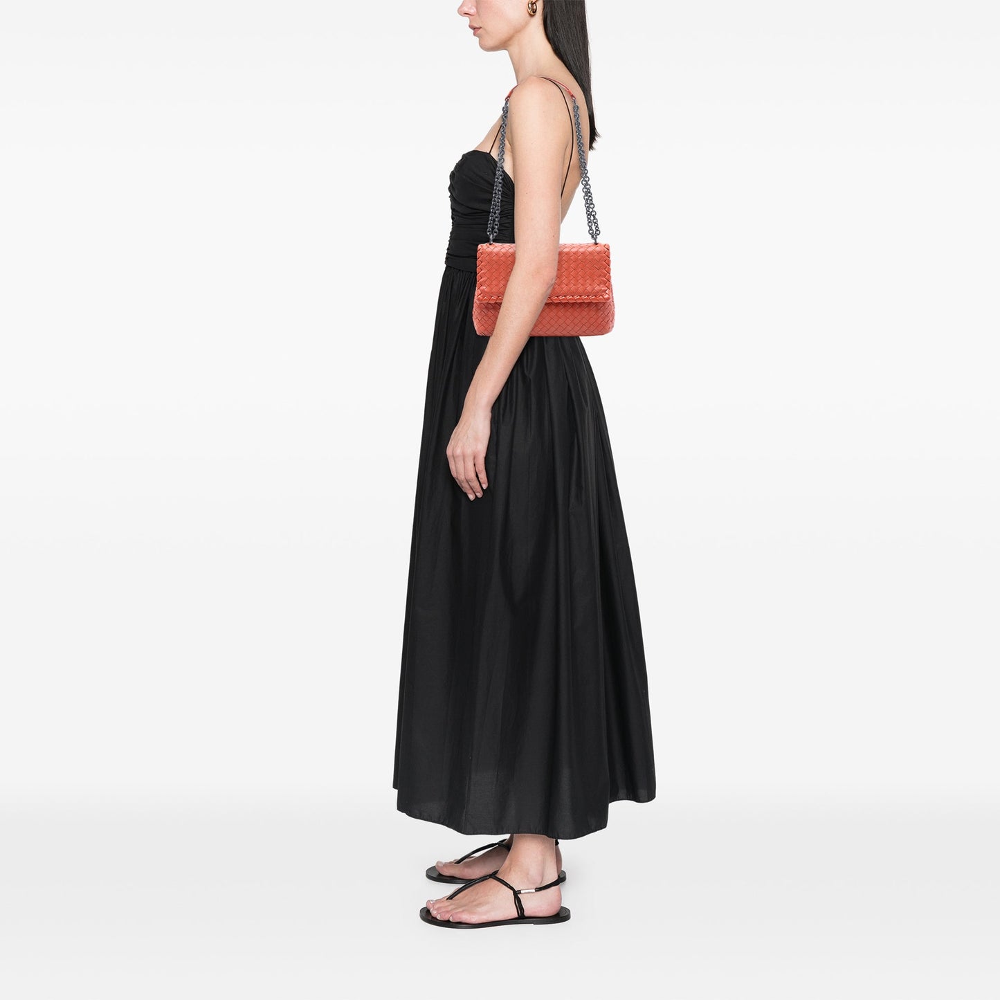 Bottega Veneta Small Nappa Intrecciato Olimpia Shoulder Bag