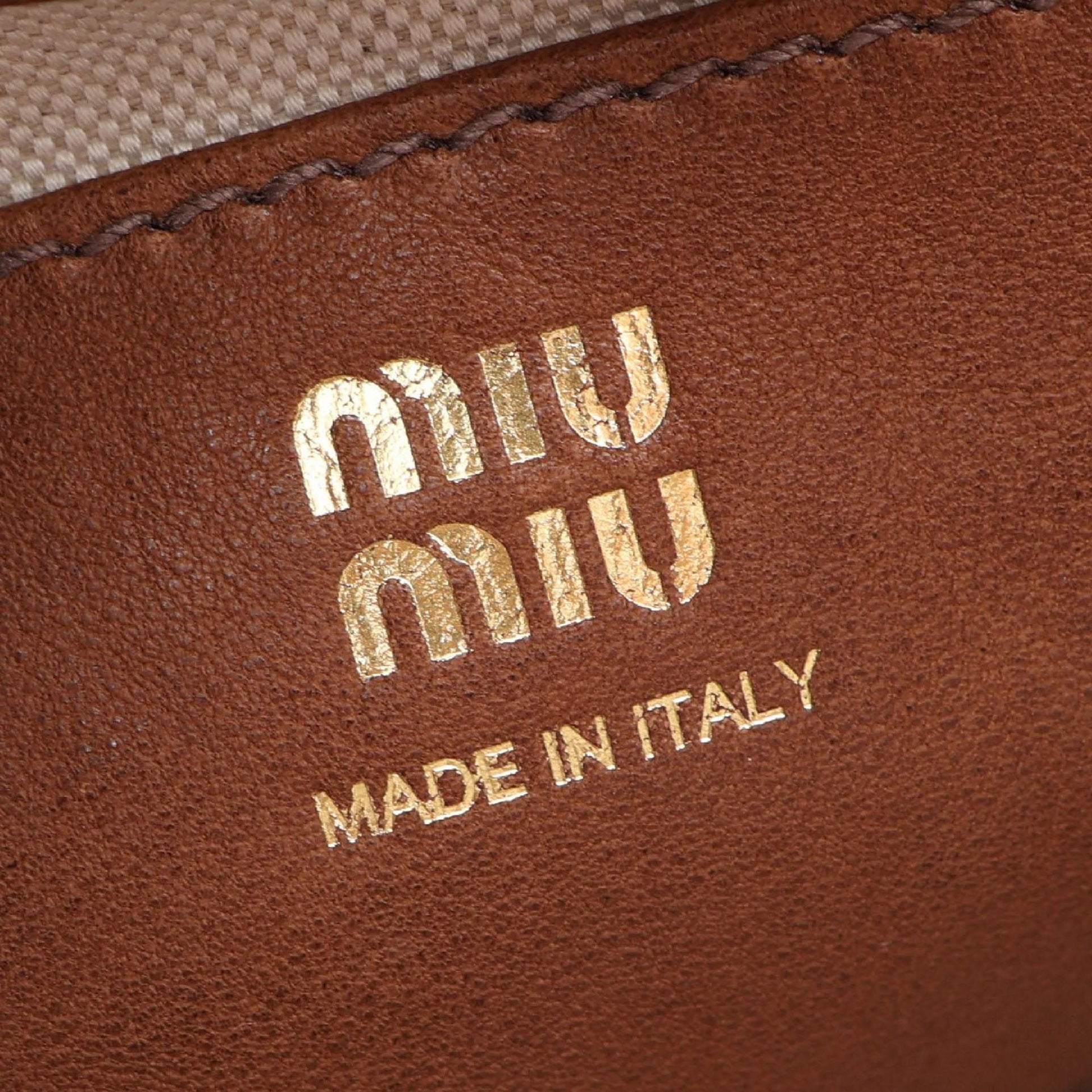 Miu Miu Nappa Aviator Crossbody