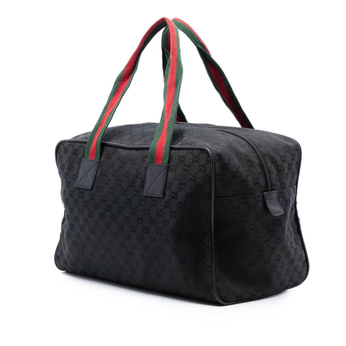 Gucci GG Canvas Web Travel Bag