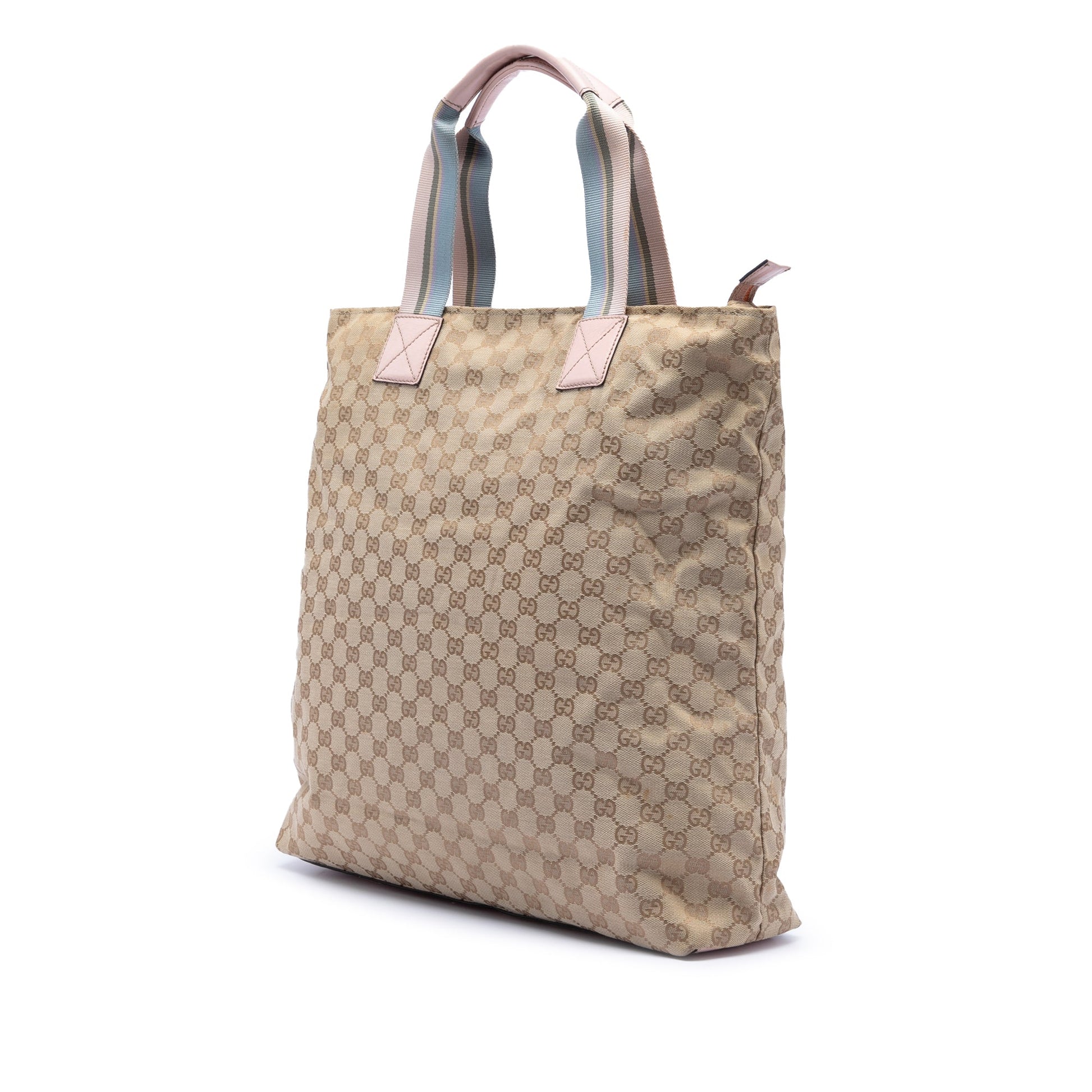 Gucci GG Canvas Web Vertical Tote