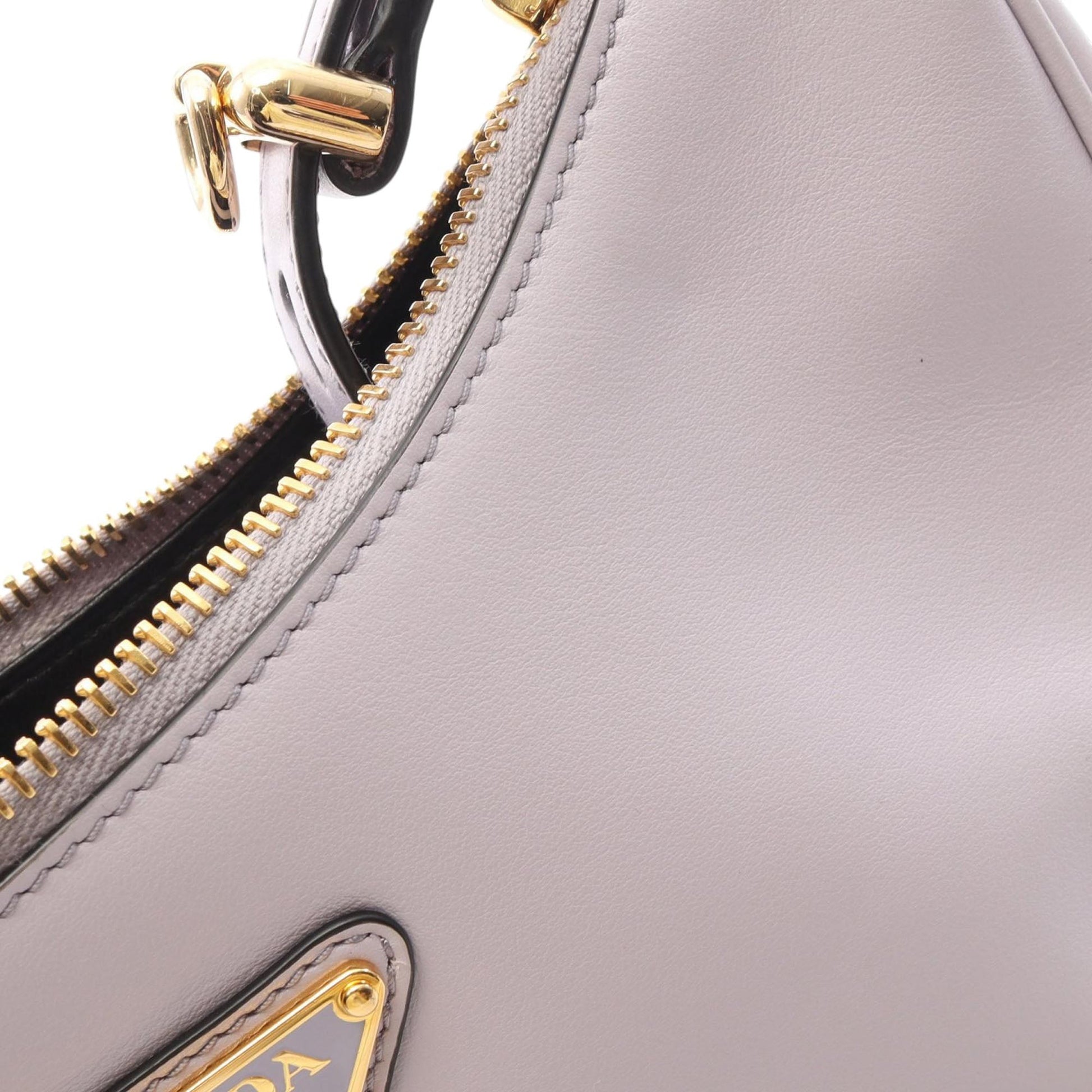 Prada Small Soft Calf Arque Satchel