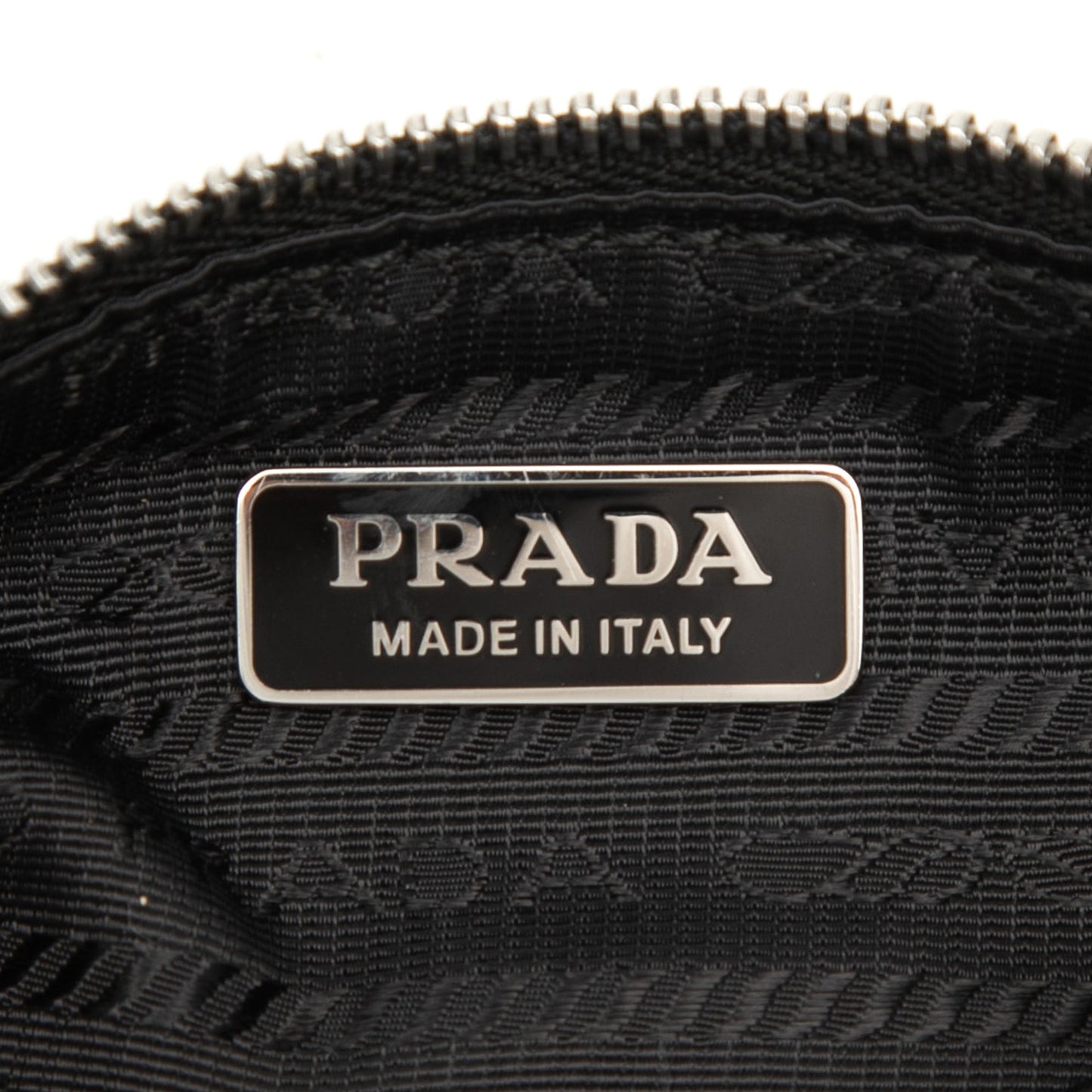 Prada Tessuto and Saffiano Ship Chain Pochette