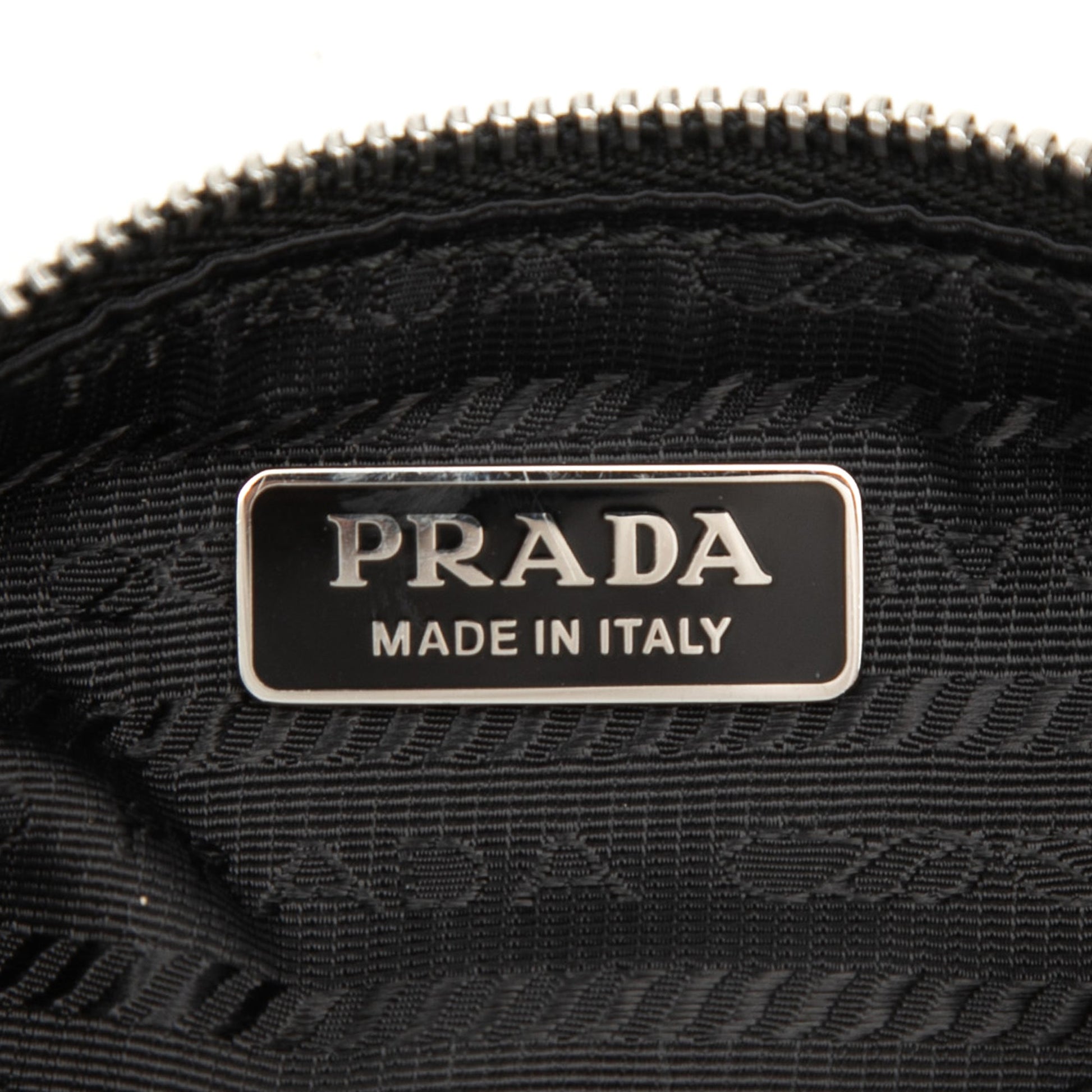 Prada Tessuto and Saffiano Ship Chain Pochette