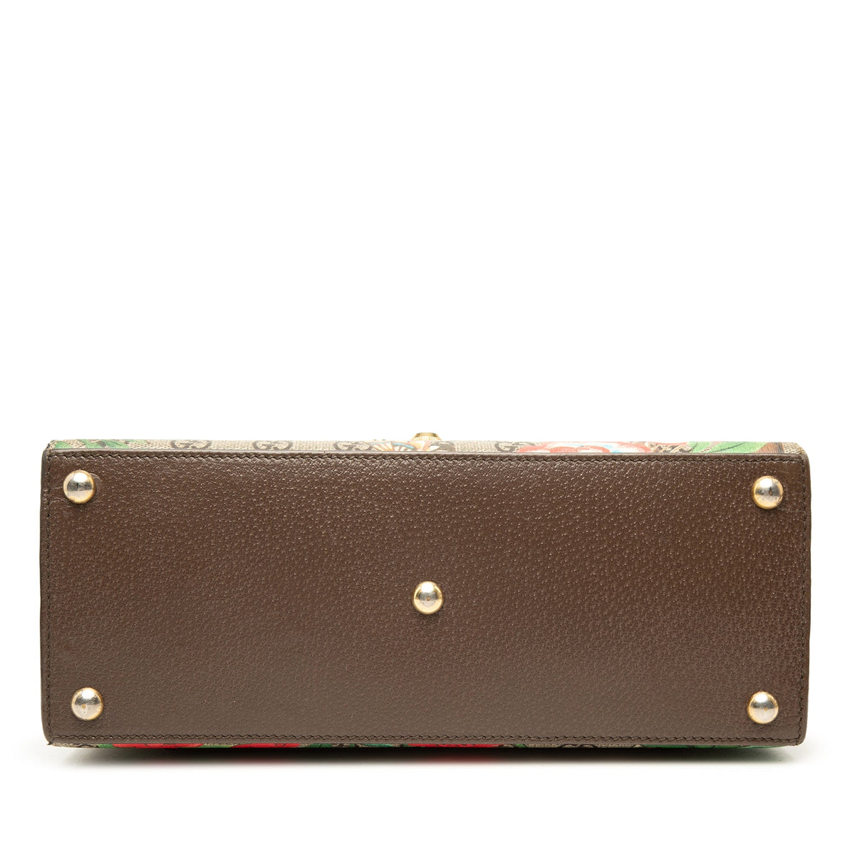 Gucci Small GG Supreme Tian Padlock Satchel