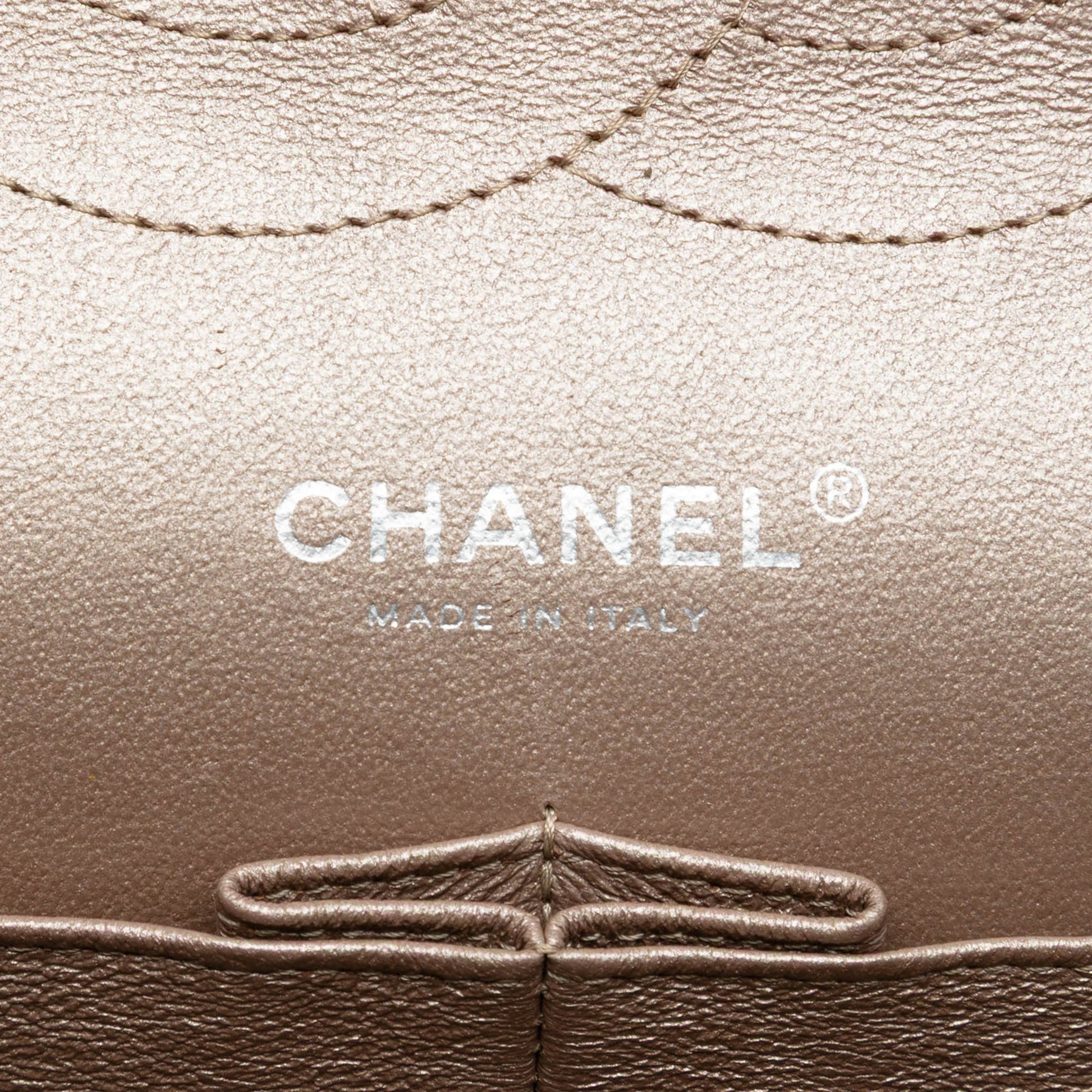 Chanel Jumbo Classic Metallic Lambskin Double Flap