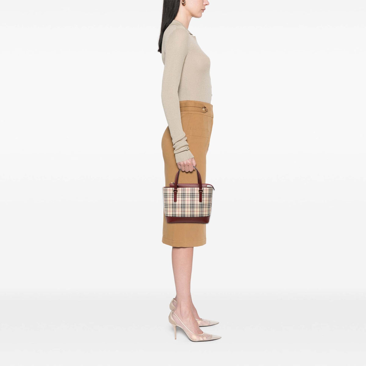 Burberry House Check Canvas Tote