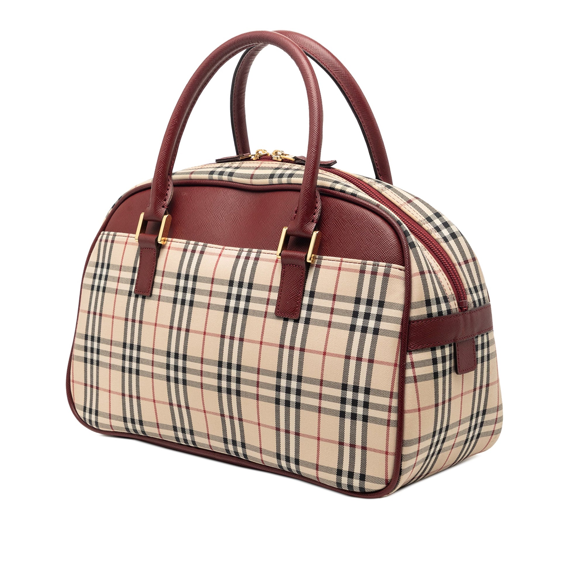 Burberry House Check Canvas Handbag