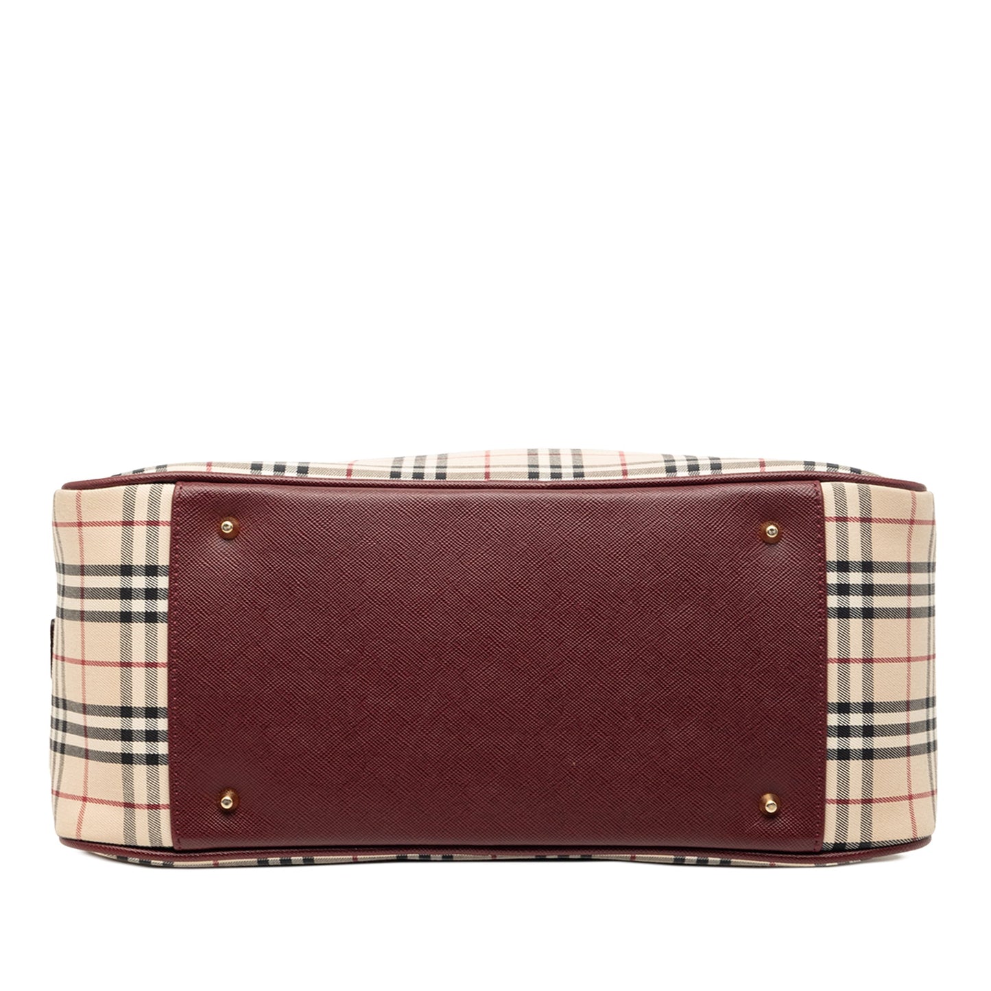 Burberry House Check Canvas Handbag