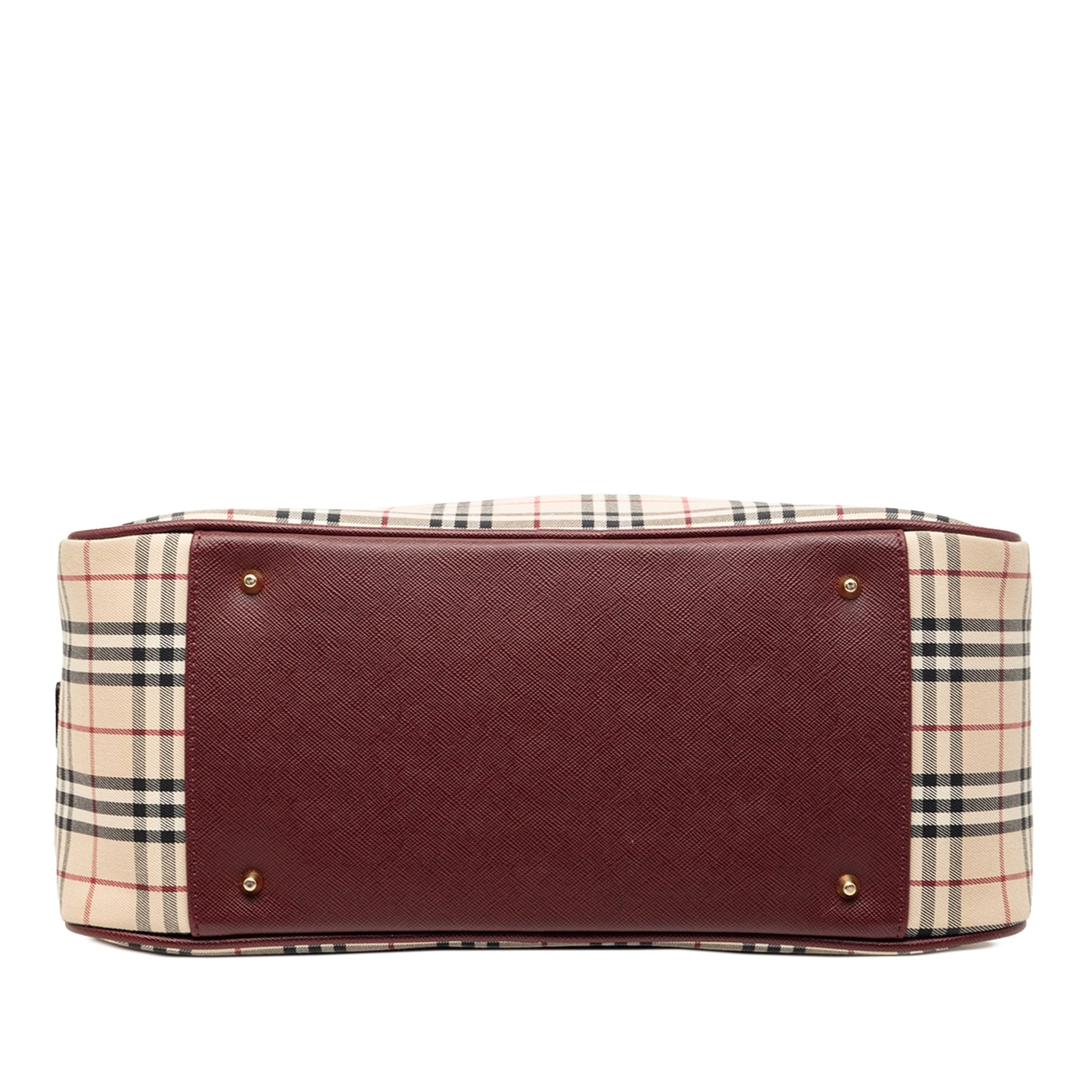Burberry House Check Canvas Handbag