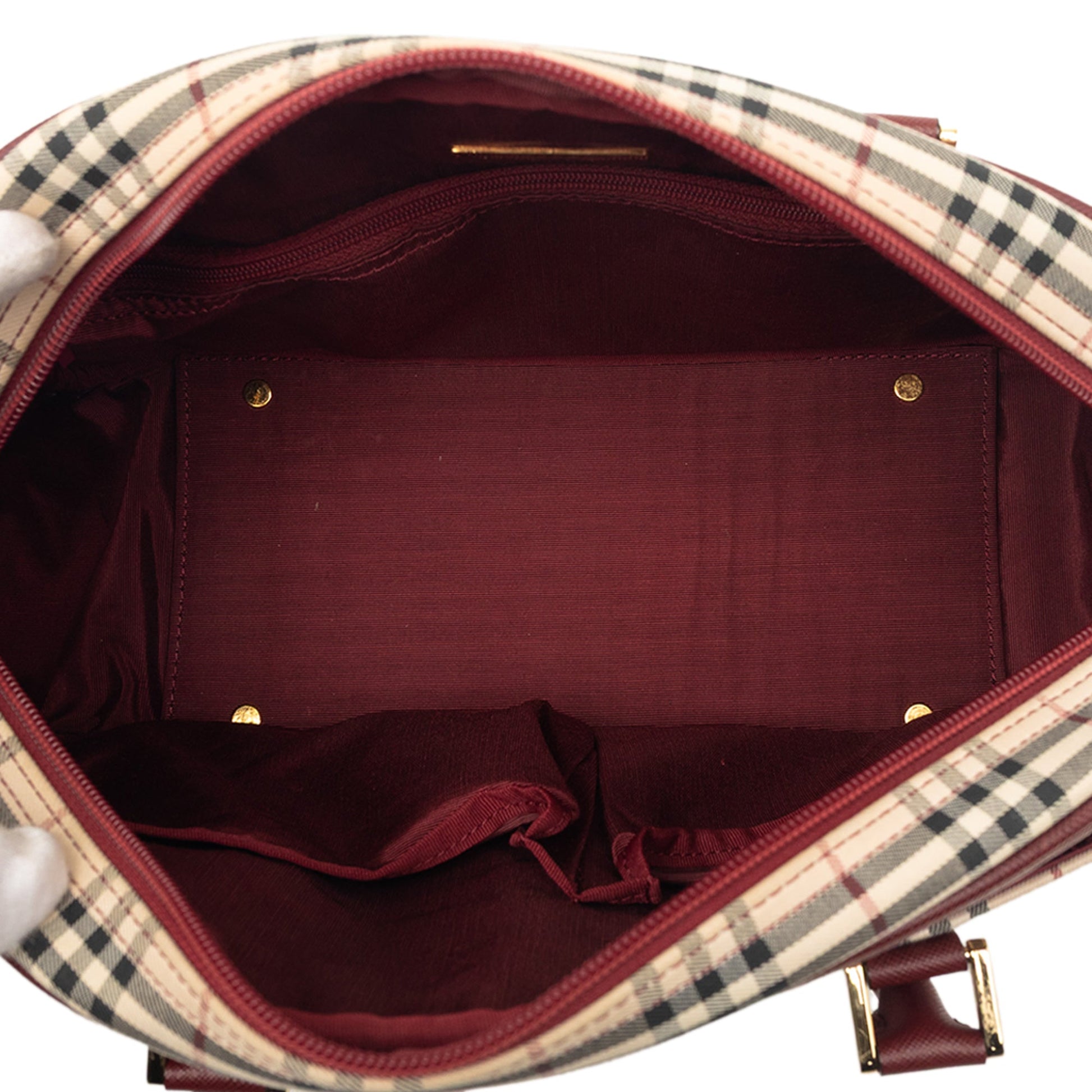 Burberry House Check Canvas Handbag