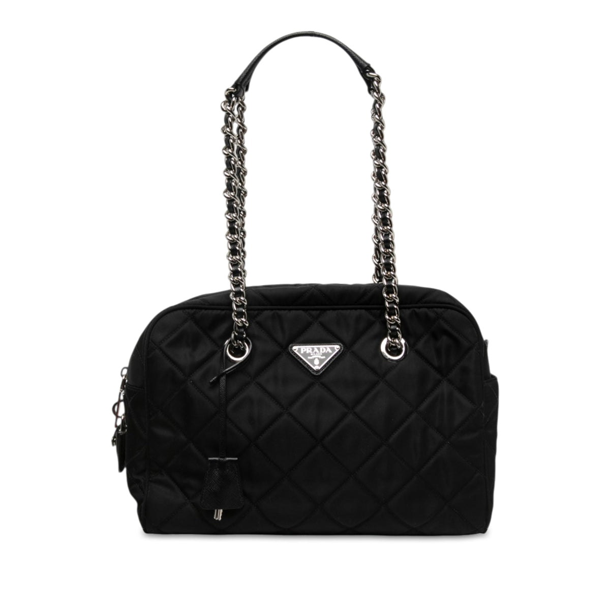 Prada Impuntu Tessuto Chain Shoulder Bag