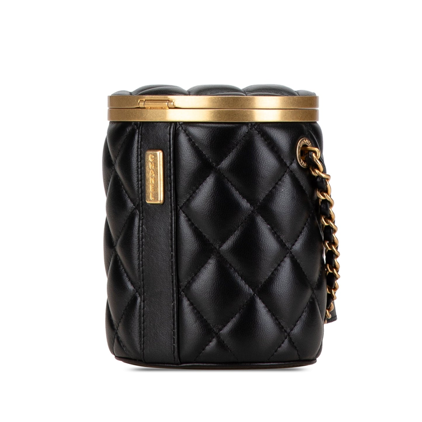 Chanel Mini Quilted Lambskin Crown Box Bag