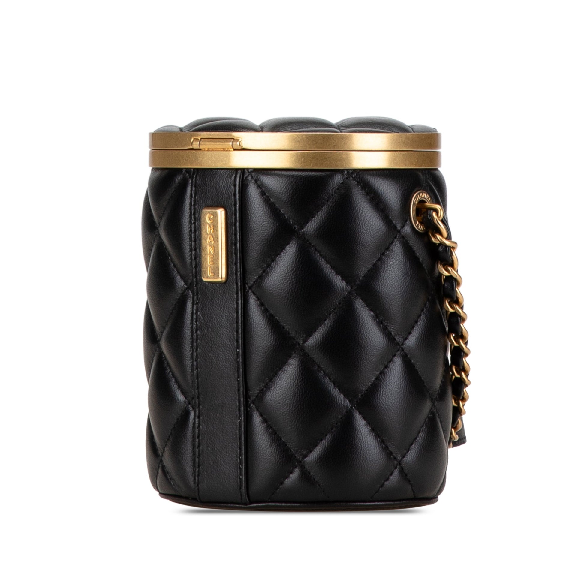 Chanel Mini Quilted Lambskin Crown Box Bag