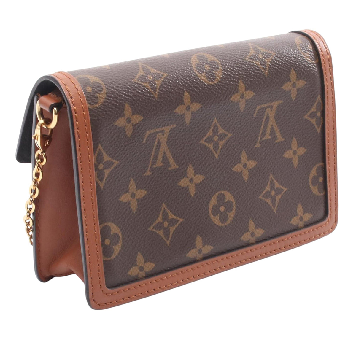 Louis Vuitton Monogram Reverse  Dauphine Chain Wallet