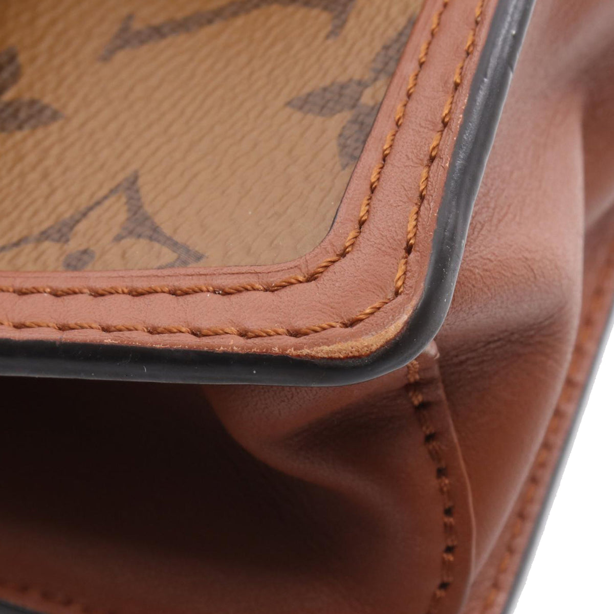 Louis Vuitton Monogram Reverse  Dauphine Chain Wallet