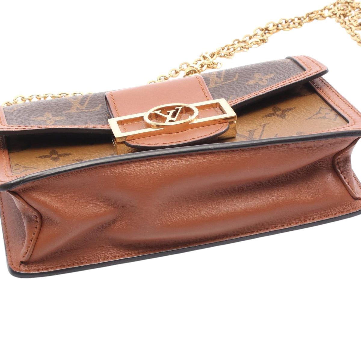 Louis Vuitton Monogram Reverse  Dauphine Chain Wallet