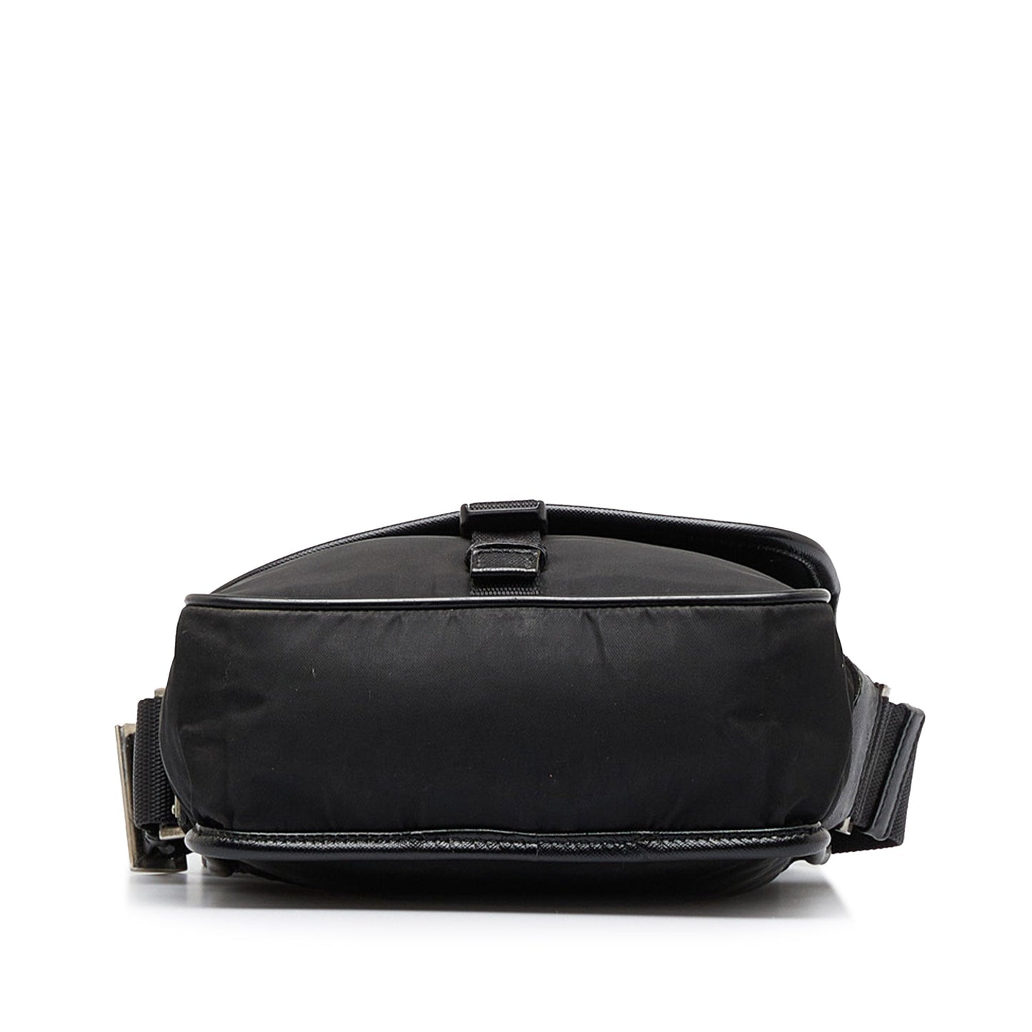 Prada Tessuto Buckle Messenger Bag