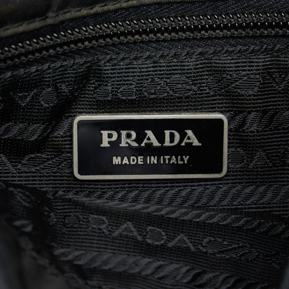Prada Tessuto Buckle Messenger Bag