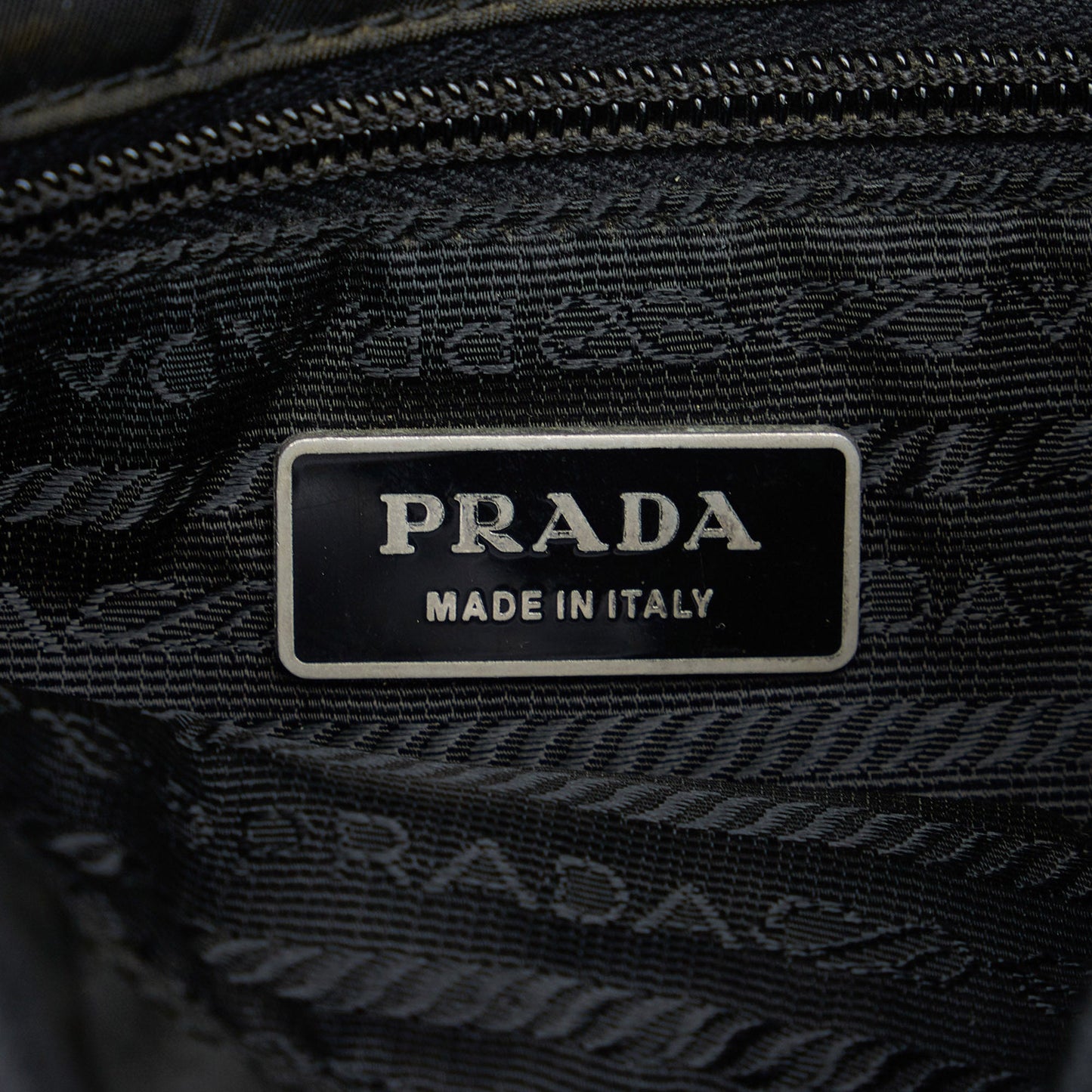 Prada Tessuto Buckle Messenger Bag