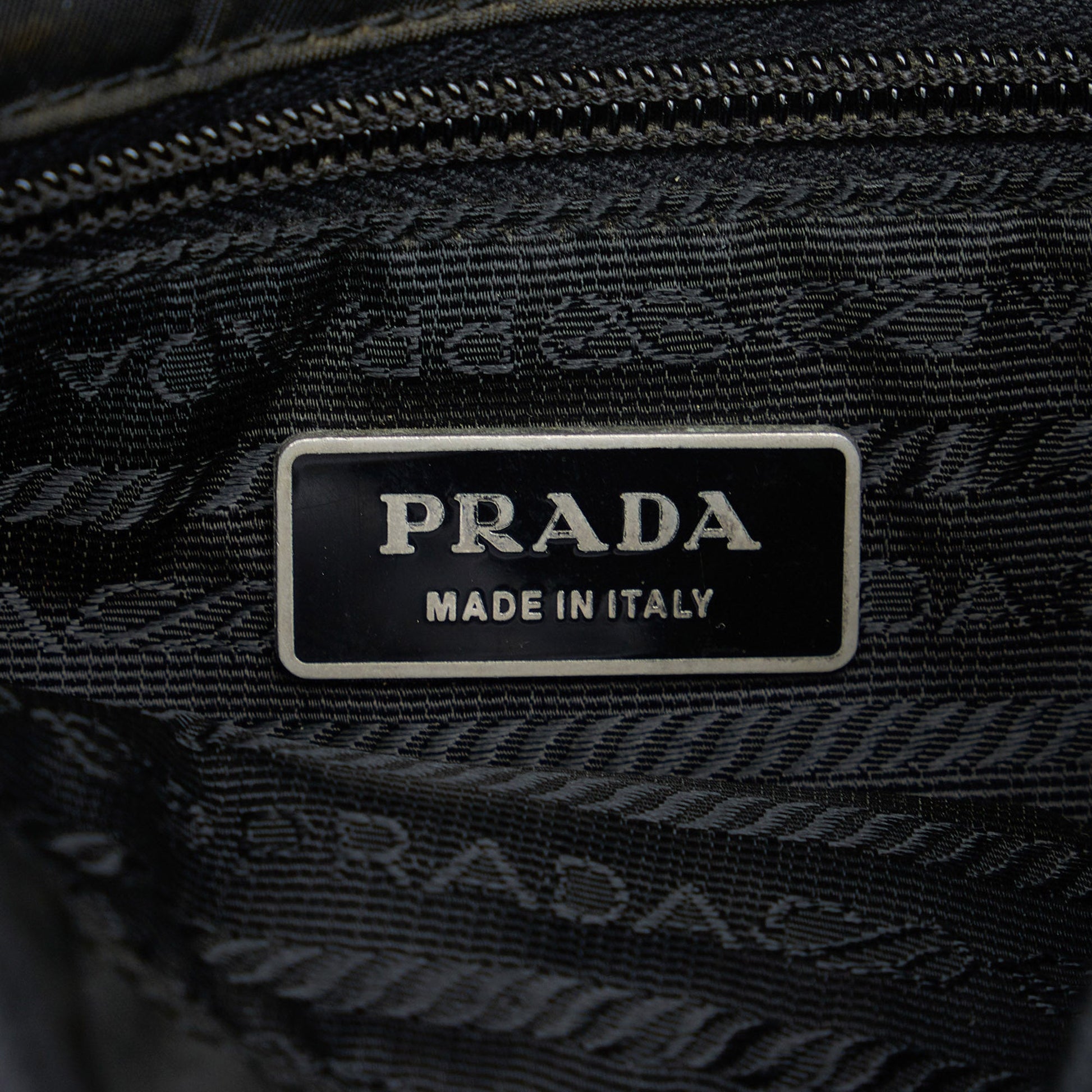 Prada Tessuto Buckle Messenger Bag