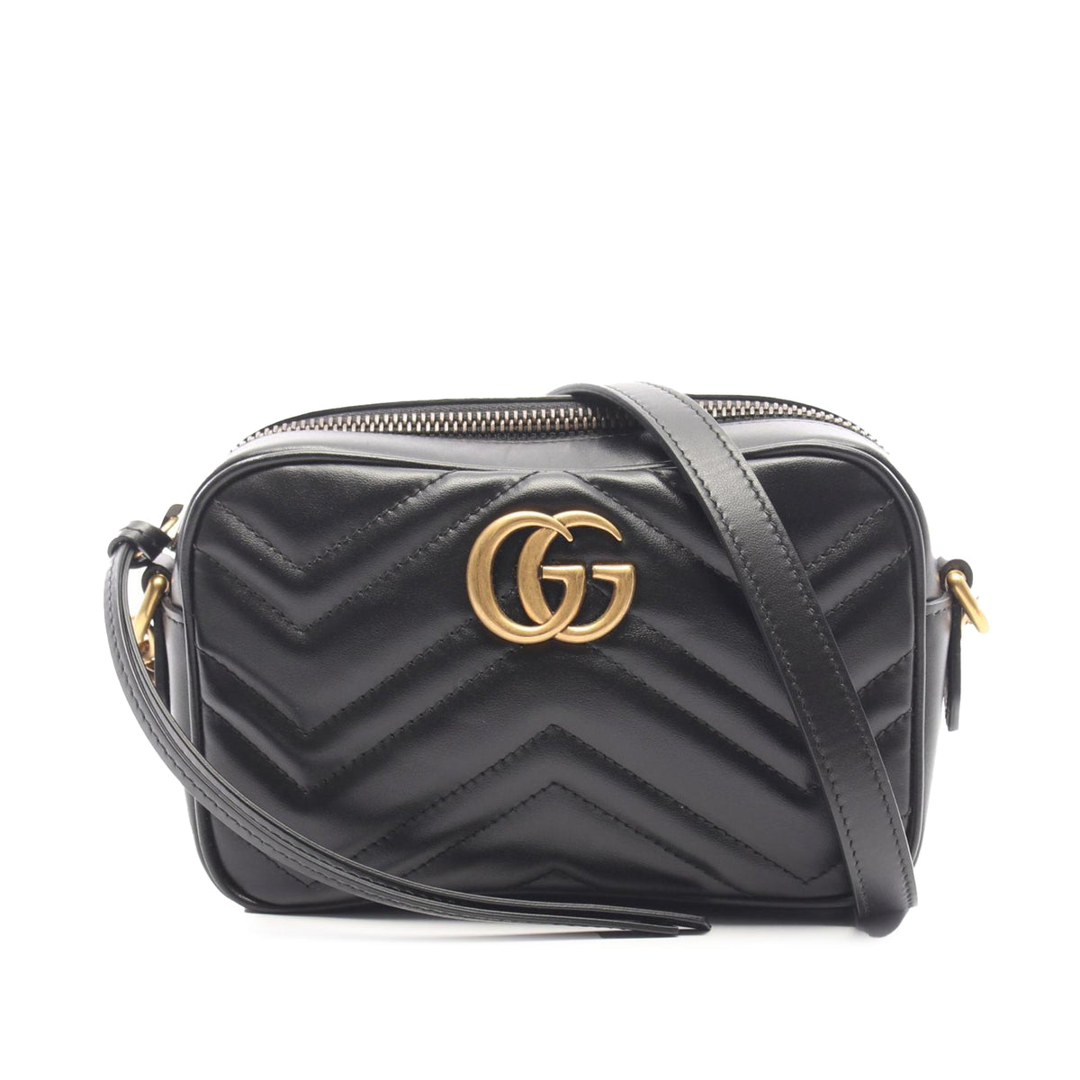 Gucci Mini GG Marmont Matelasse Calfskin Crossbody