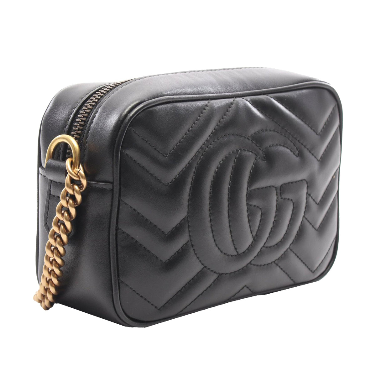 Gucci Mini GG Marmont Matelasse Calfskin Crossbody