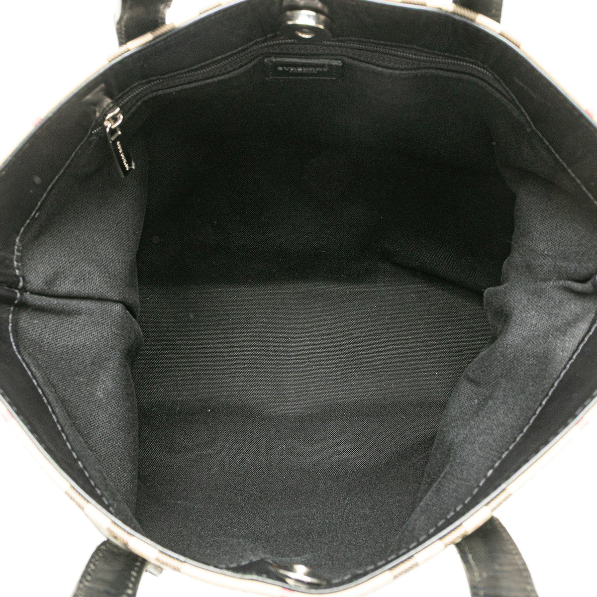 Burberry House Check Coated Canvas Tote — Beige