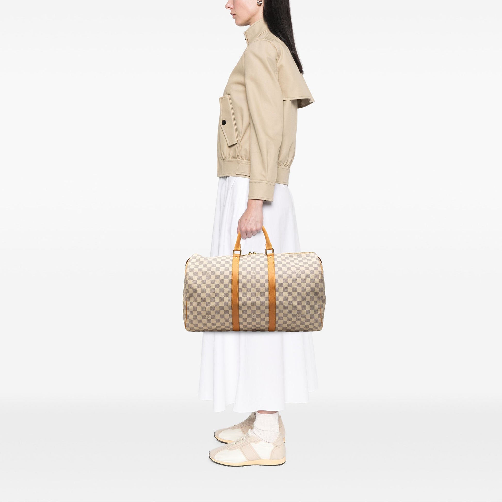 Louis Vuitton Damier Azur Keepall 50