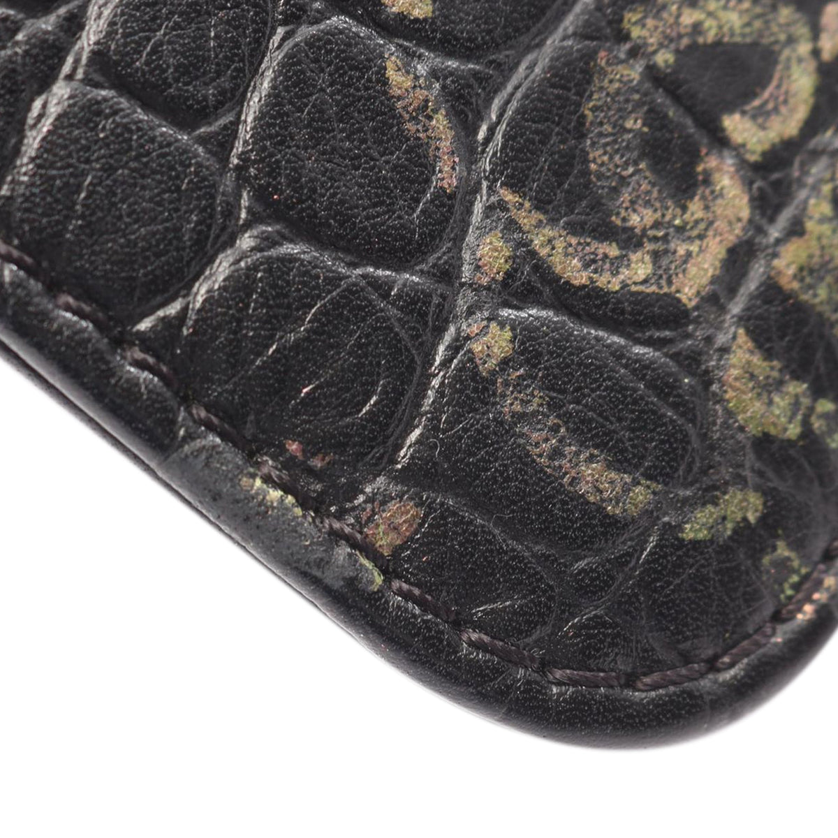 Chanel Calfskin Crocodile Embossed Graffiti 2.55 Cocodile Reissue Flap Bag