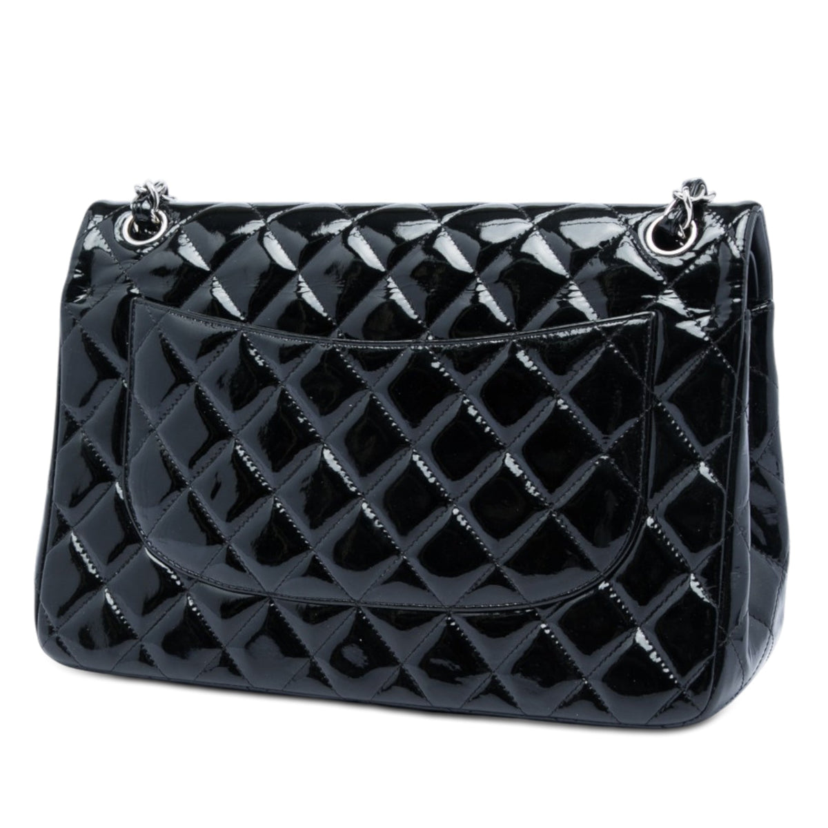 Chanel Jumbo Classic Patent Double Flap