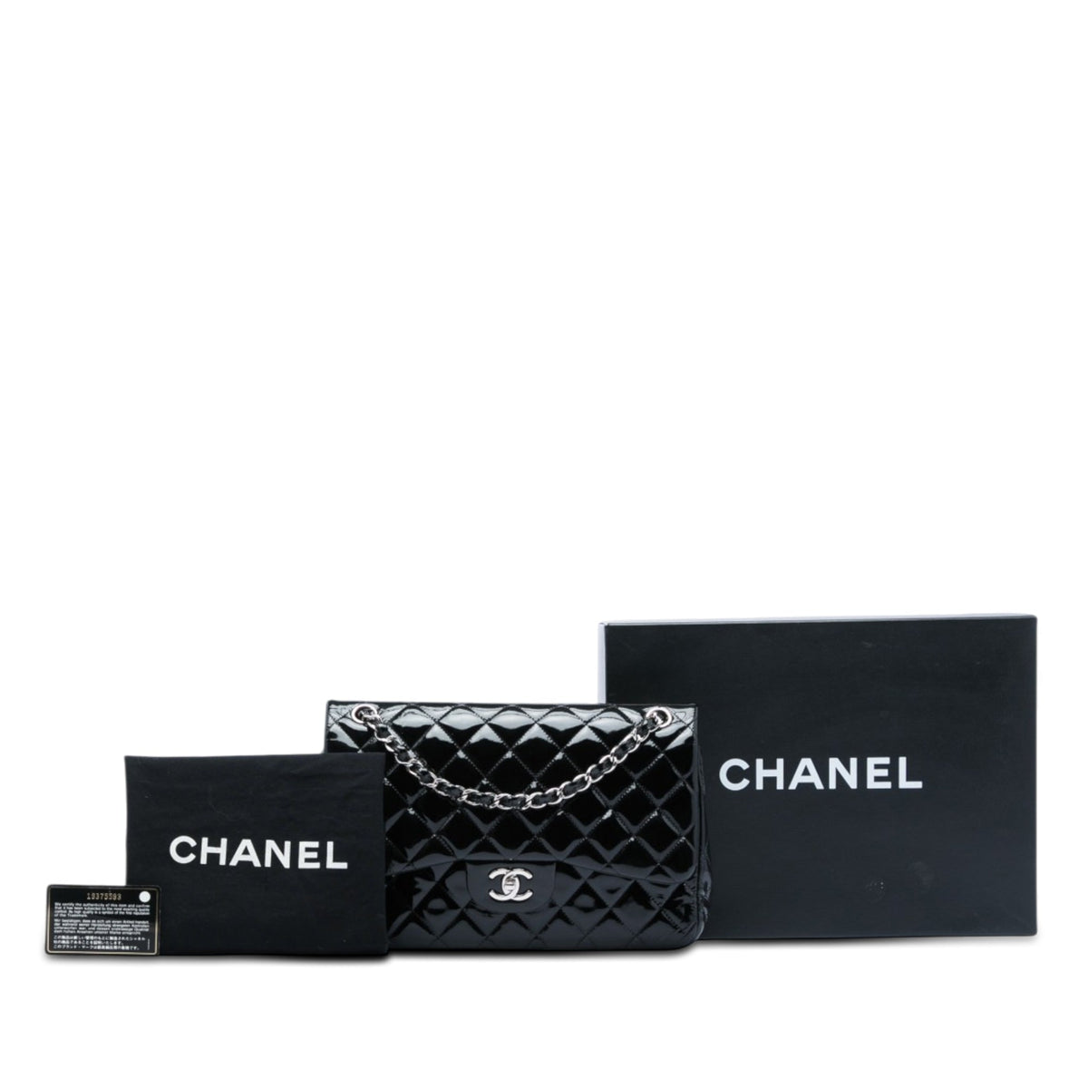 Chanel Jumbo Classic Patent Double Flap