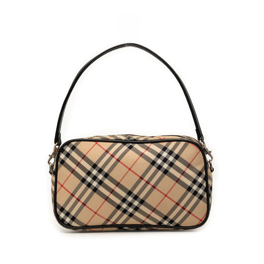 Burberry Nova Check Canvas Handbag