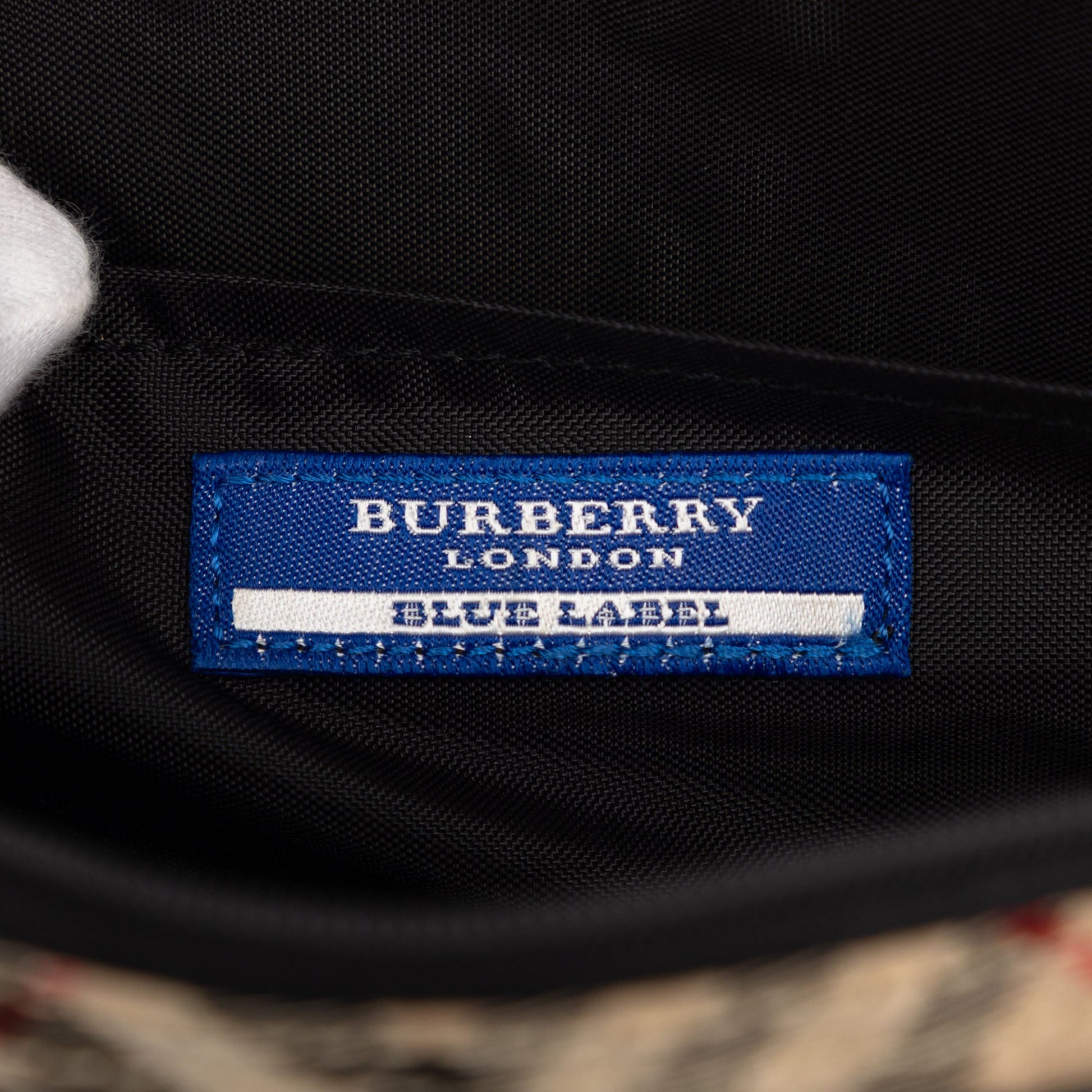 Burberry Nova Check Canvas Handbag