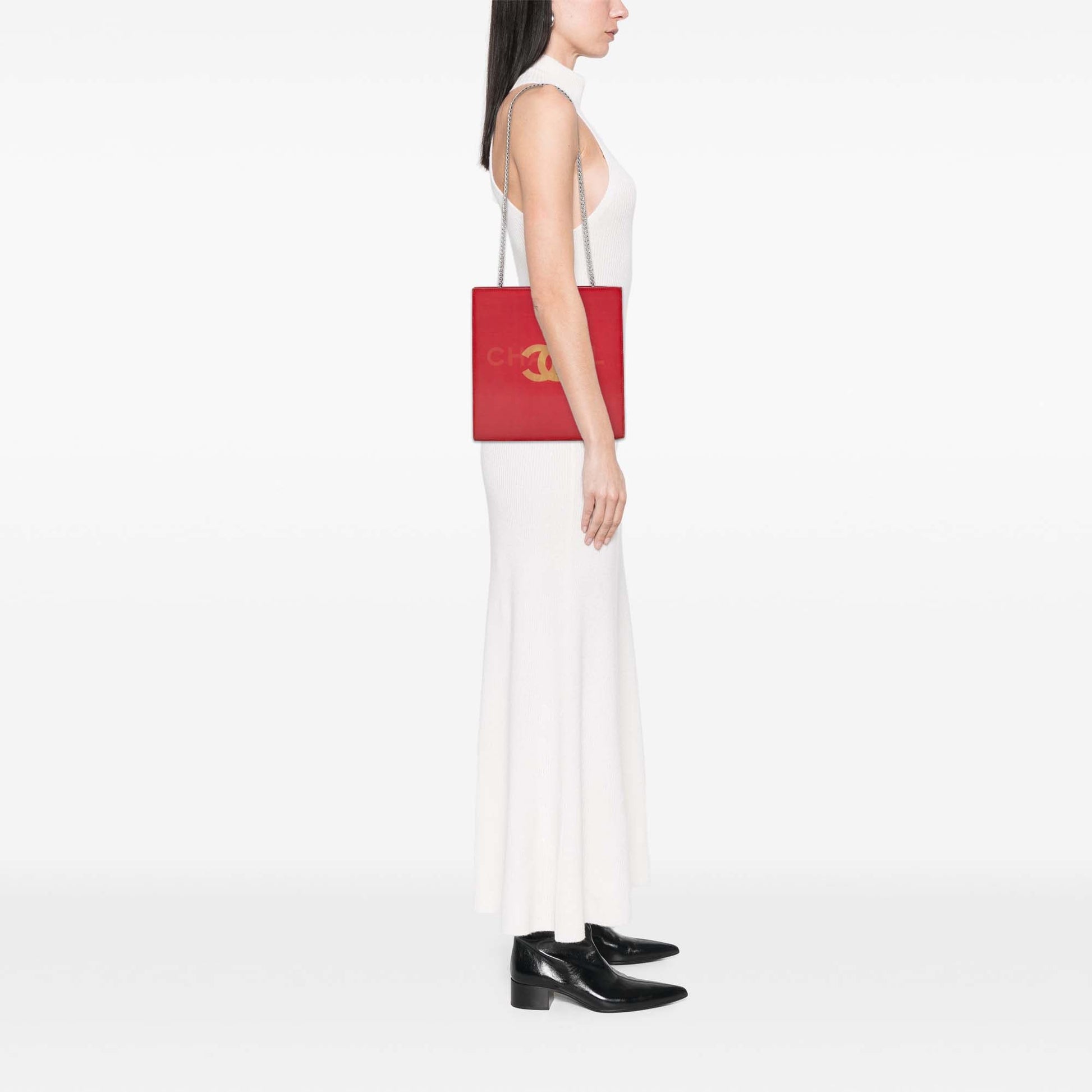 Chanel Vinyl Hologram CC Shoulder Bag