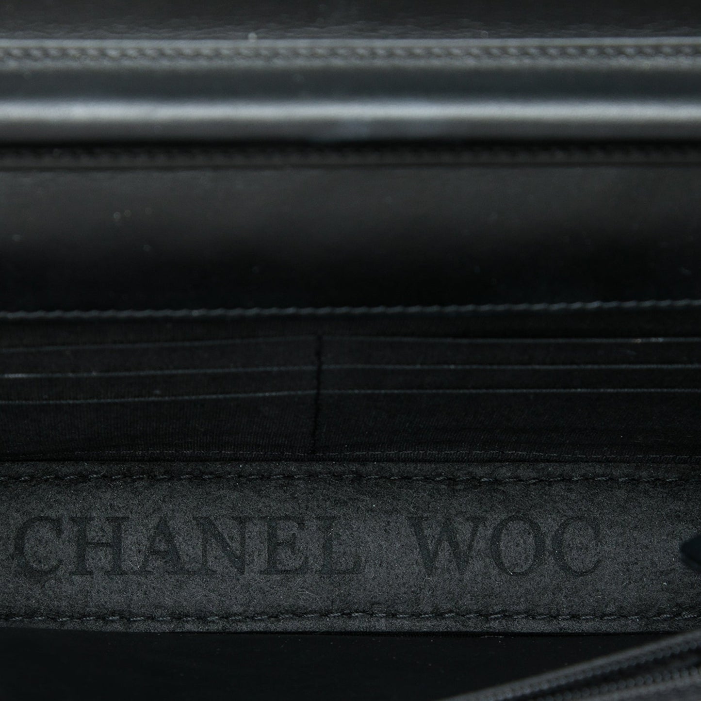 Chanel Quilted Patent Boy Wallet on Chain