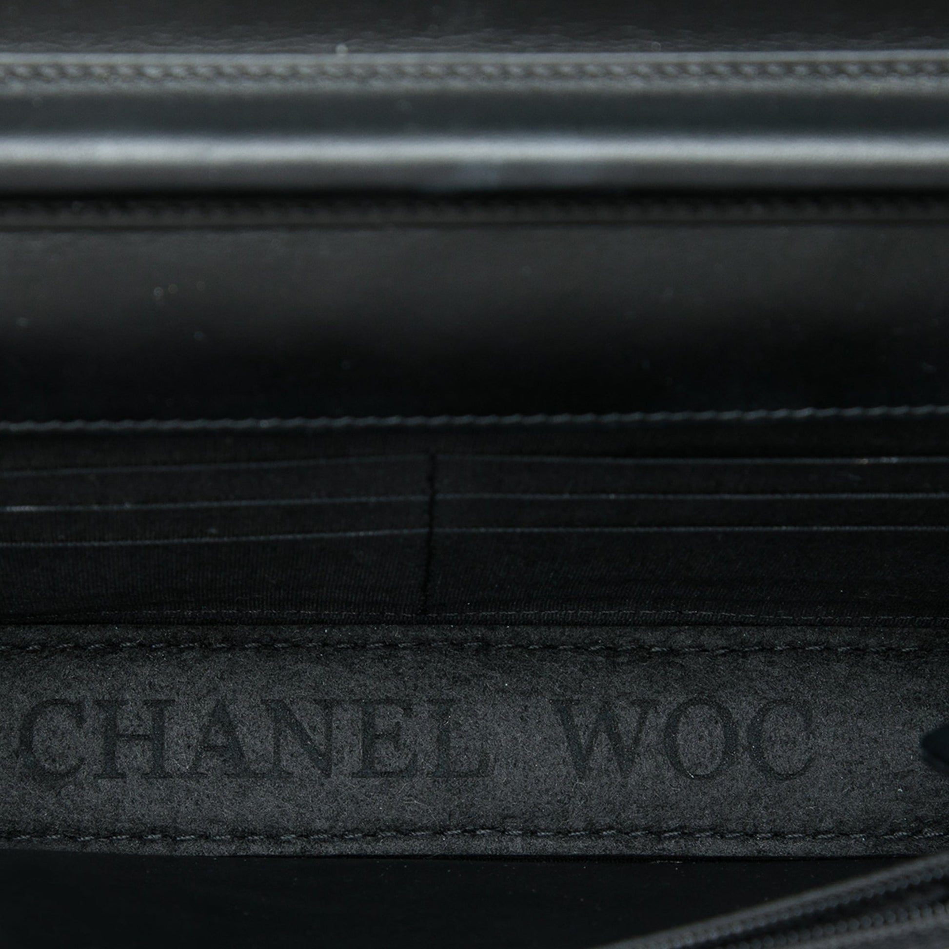 Chanel Quilted Patent Boy Wallet on Chain