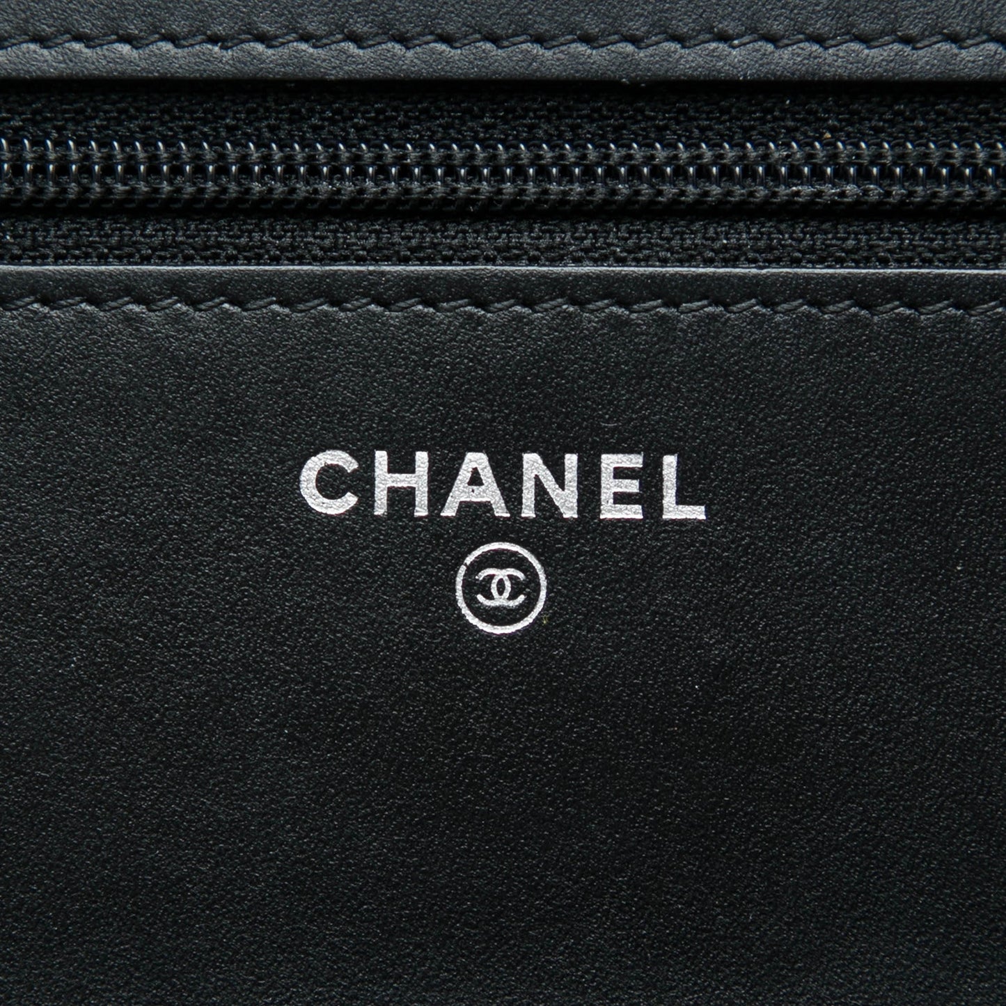 Chanel Quilted Patent Boy Wallet on Chain
