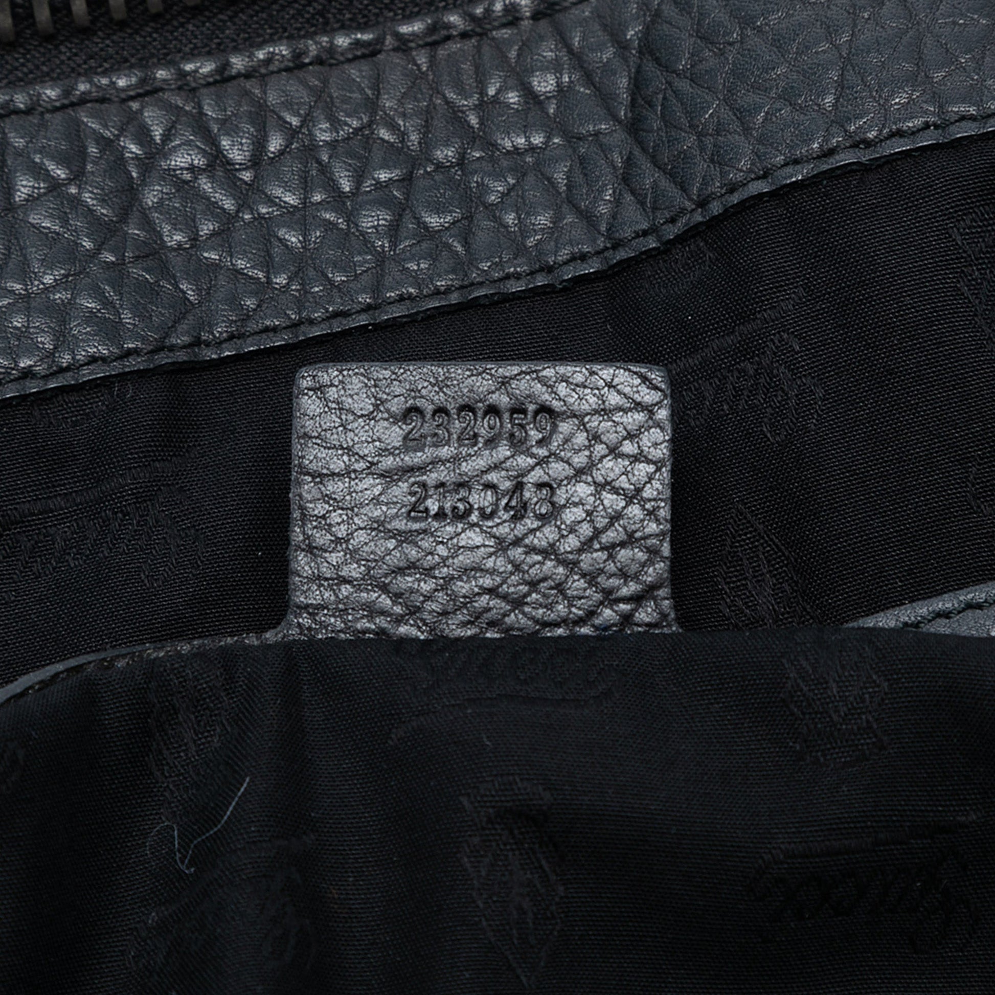 Gucci Medium Leather Bamboo Bar Tote
