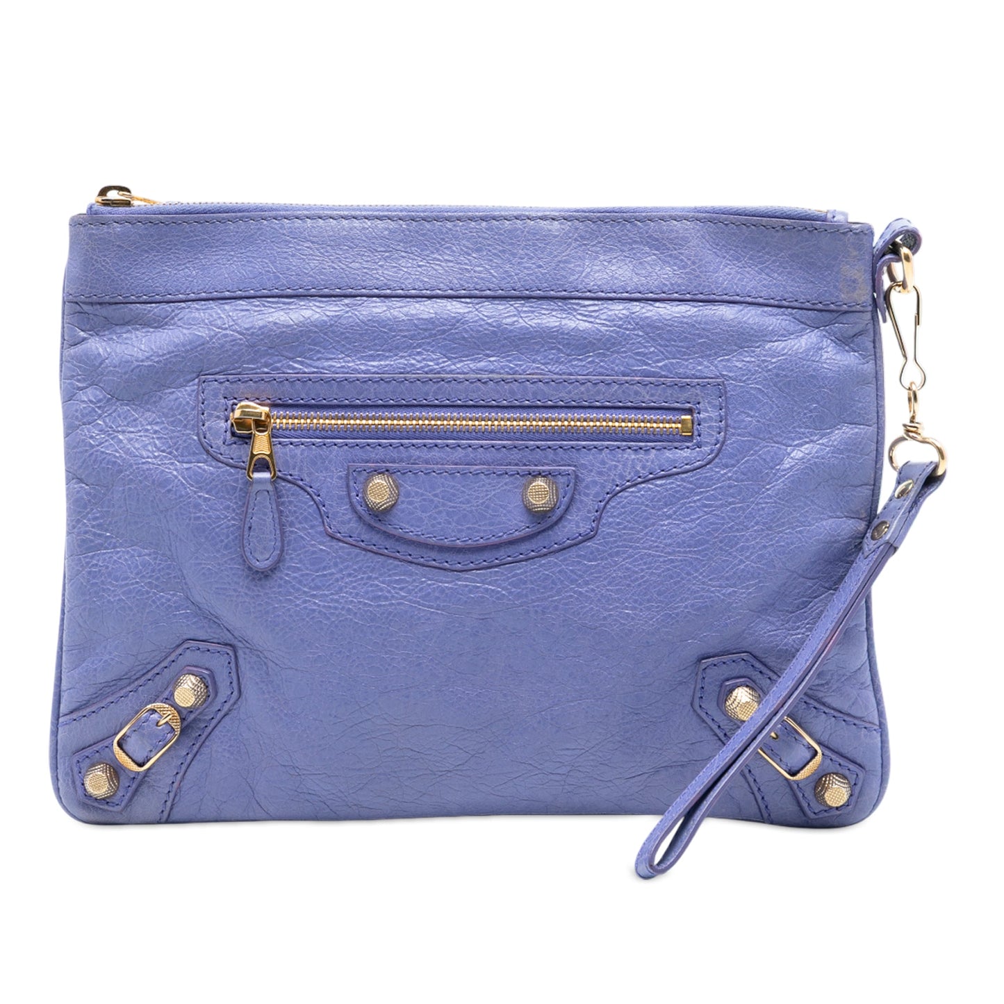 Balenciaga Lambskin Motocross Giant 12 Clutch