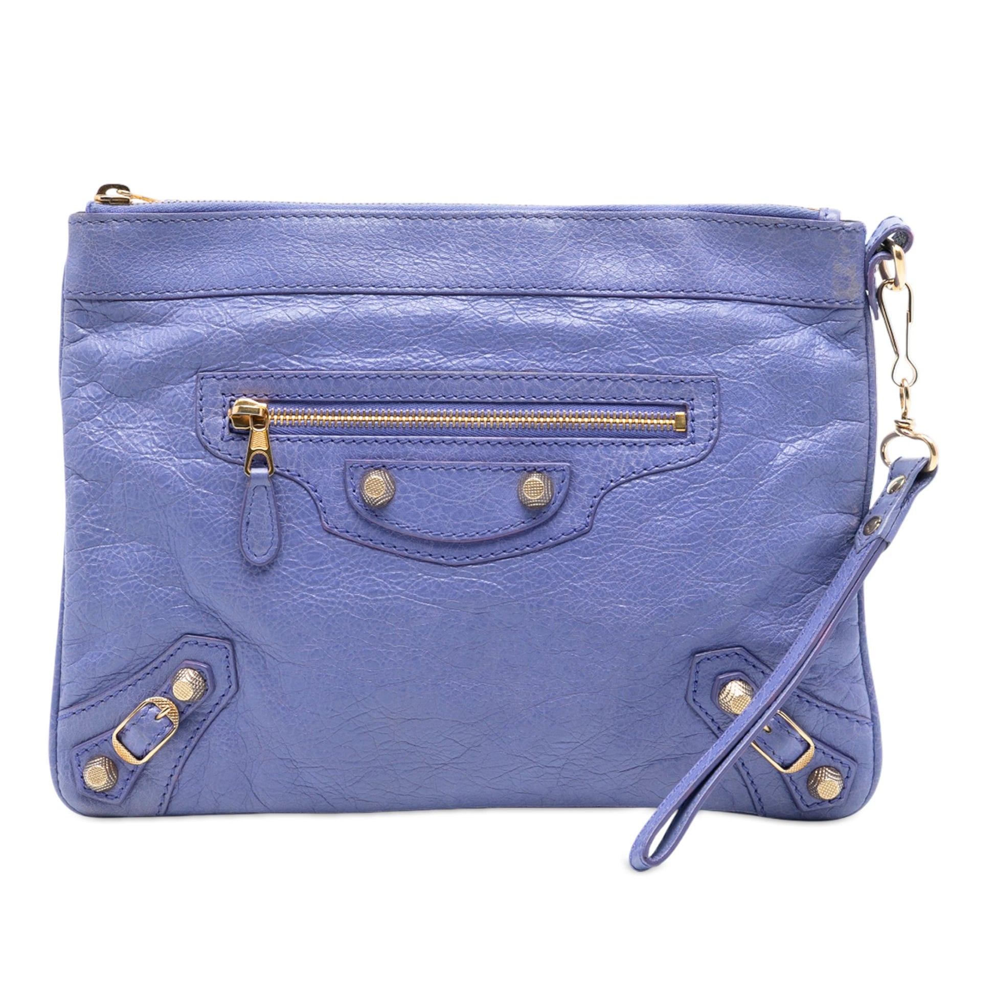 Balenciaga Lambskin Motocross Giant 12 Clutch