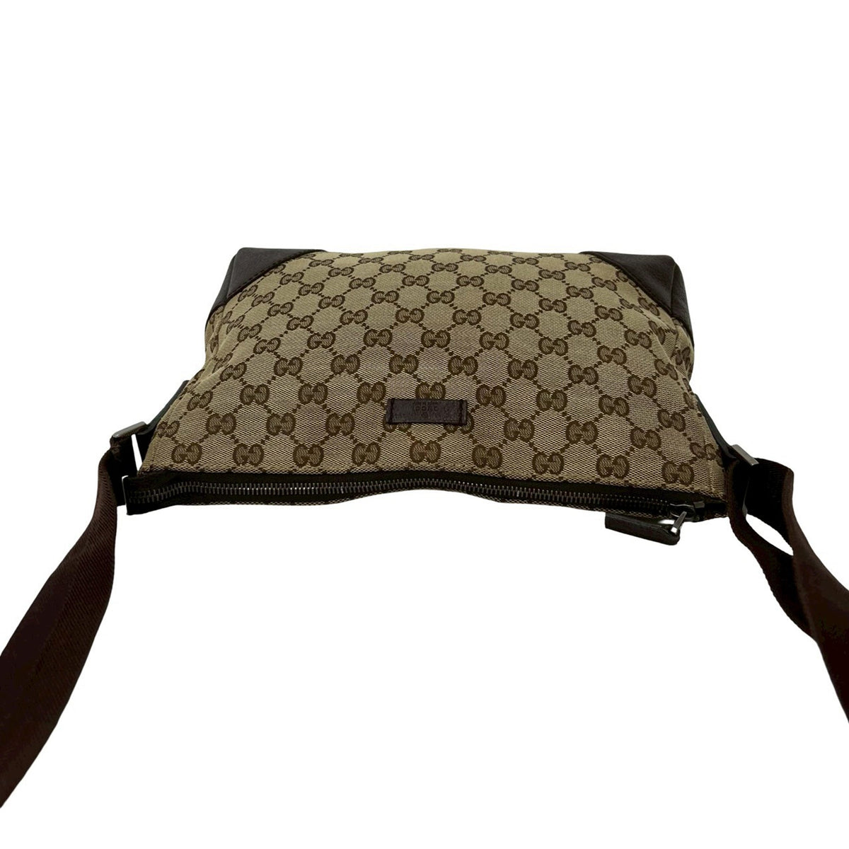 Gucci GG Canvas Crossbody — Beige