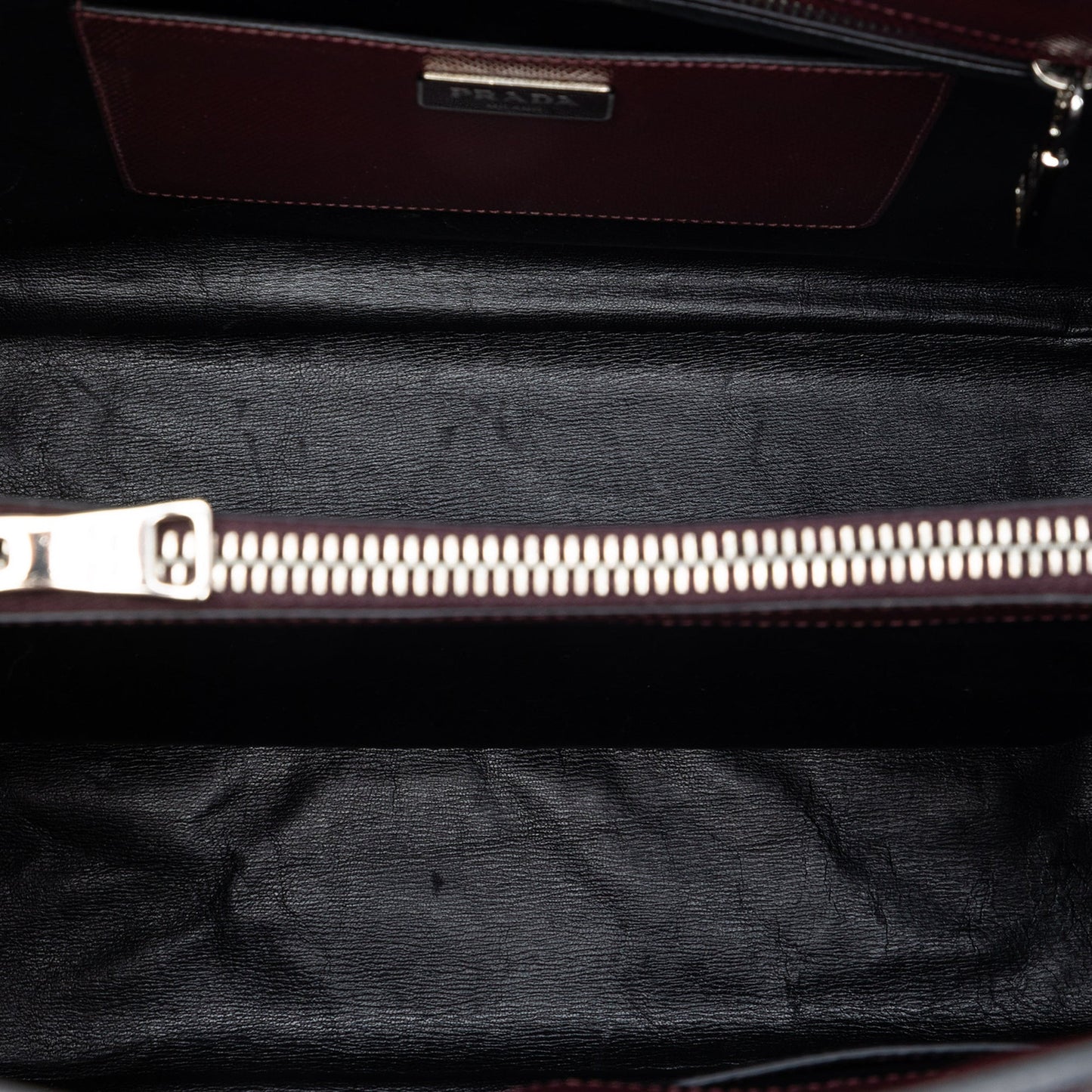 Prada Saffiano Cuir Turnlock Twin Satchel